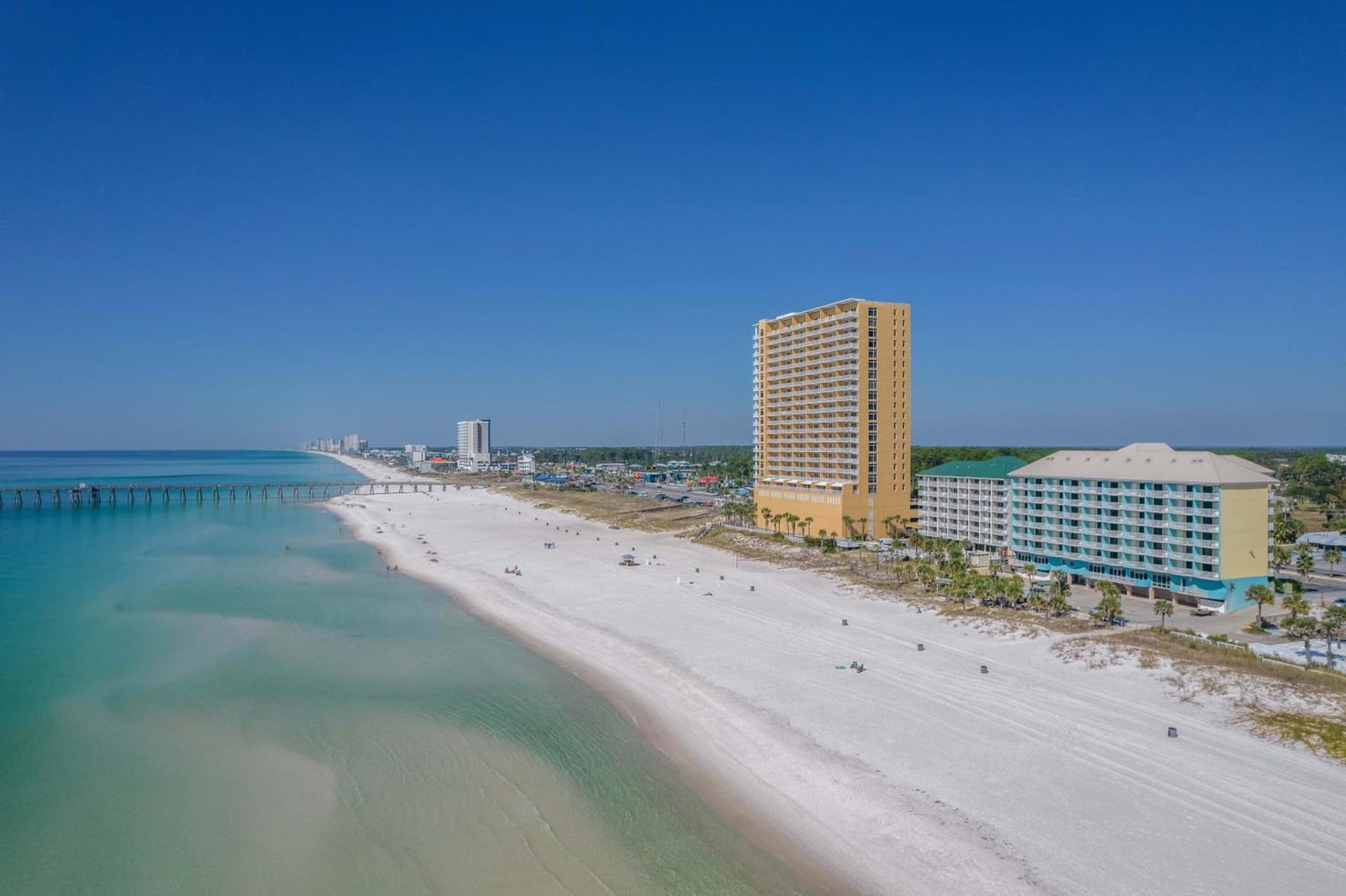 Palm & Tide Beachfront Hotel property views in Panama City Beach, FL — gallery photo 3