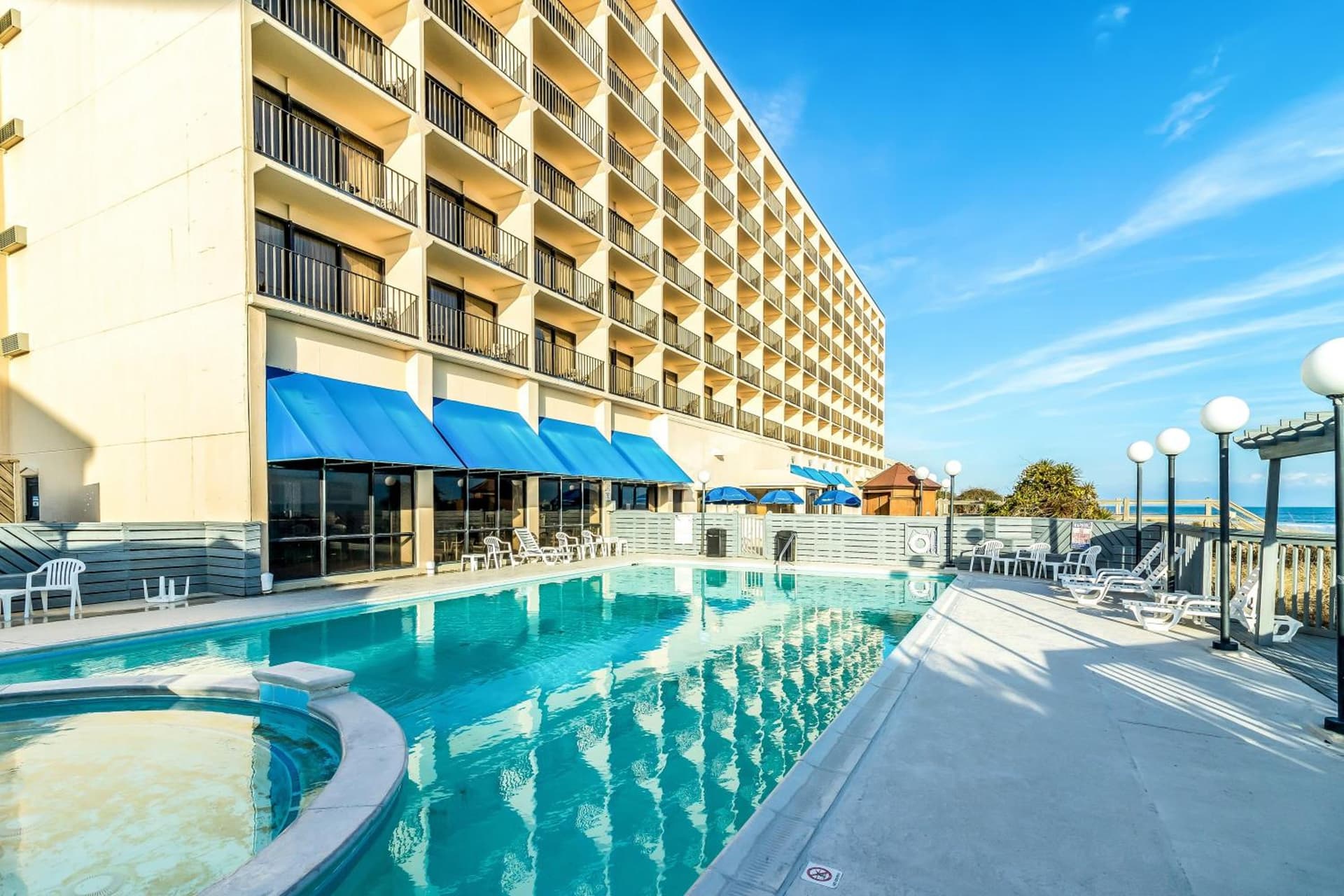 Crystal Coast Oceanfront Hotel interior in Pine Knoll Shores, NC — gallery photo 2