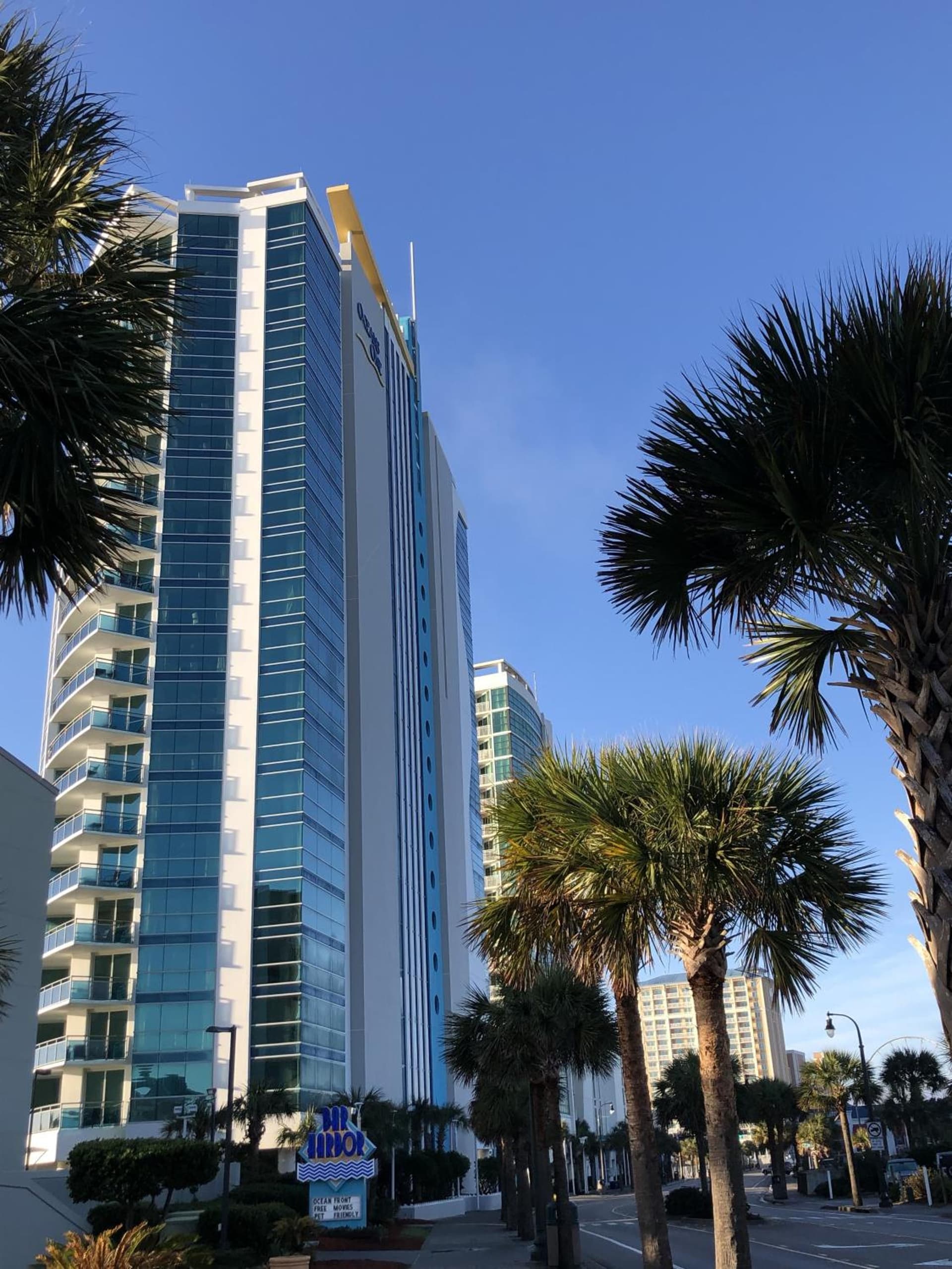 Luxury 2 bedroom 2 bathroom Ocean Front Condo on the 12th floor for 8 featured exterior or lobby in Myrtle Beach, SC — similar hotel