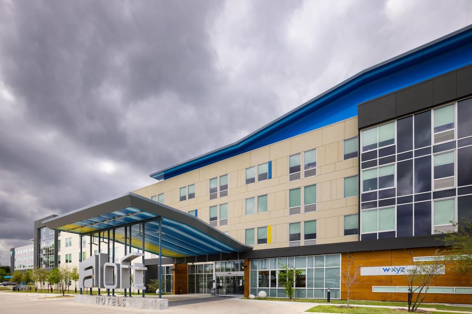 Aloft by Marriott Austin Airport featured exterior or lobby in Austin, TX — similar hotel
