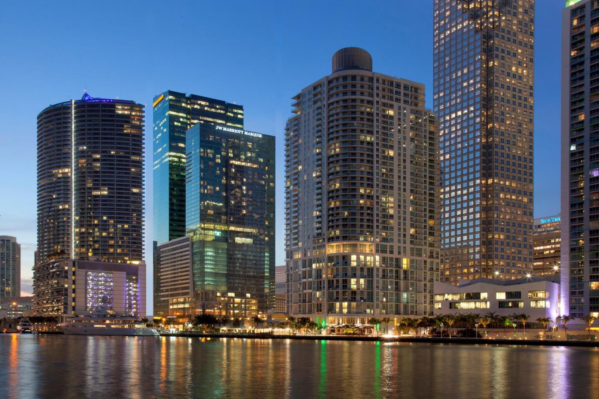 JW Marriott Marquis Miami exterior or lobby in Miami, FL — main listing photo