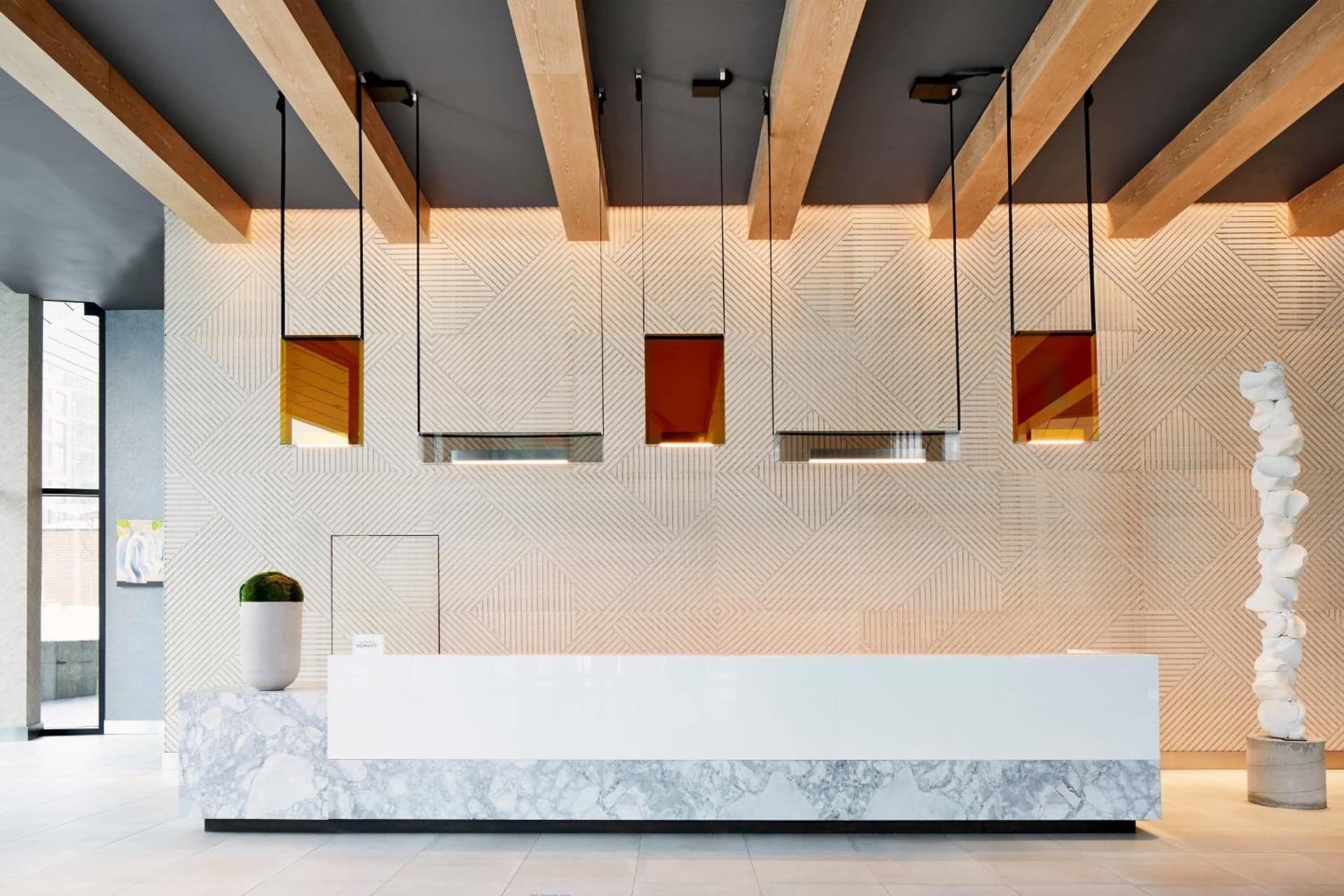 AC Hotel by Marriott Greenville interior in Greenville, SC — gallery photo 2
