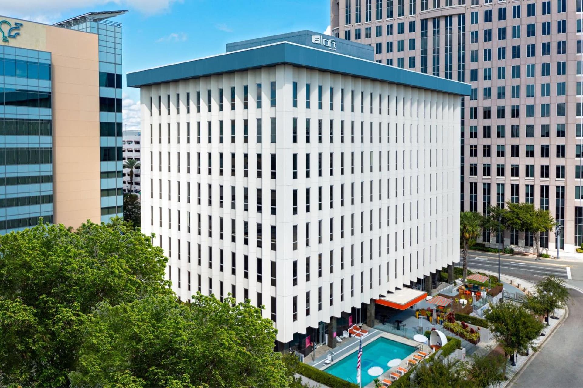 Aloft by Marriott Orlando Downtown featured exterior or lobby in Orlando, FL — similar hotel