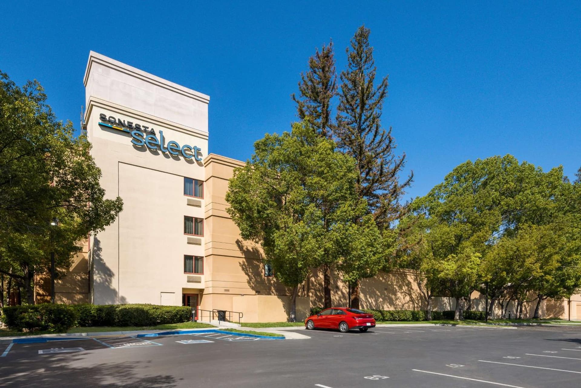 Sonesta Select San Jose Airport exterior or lobby in San Jose, CA — main listing photo