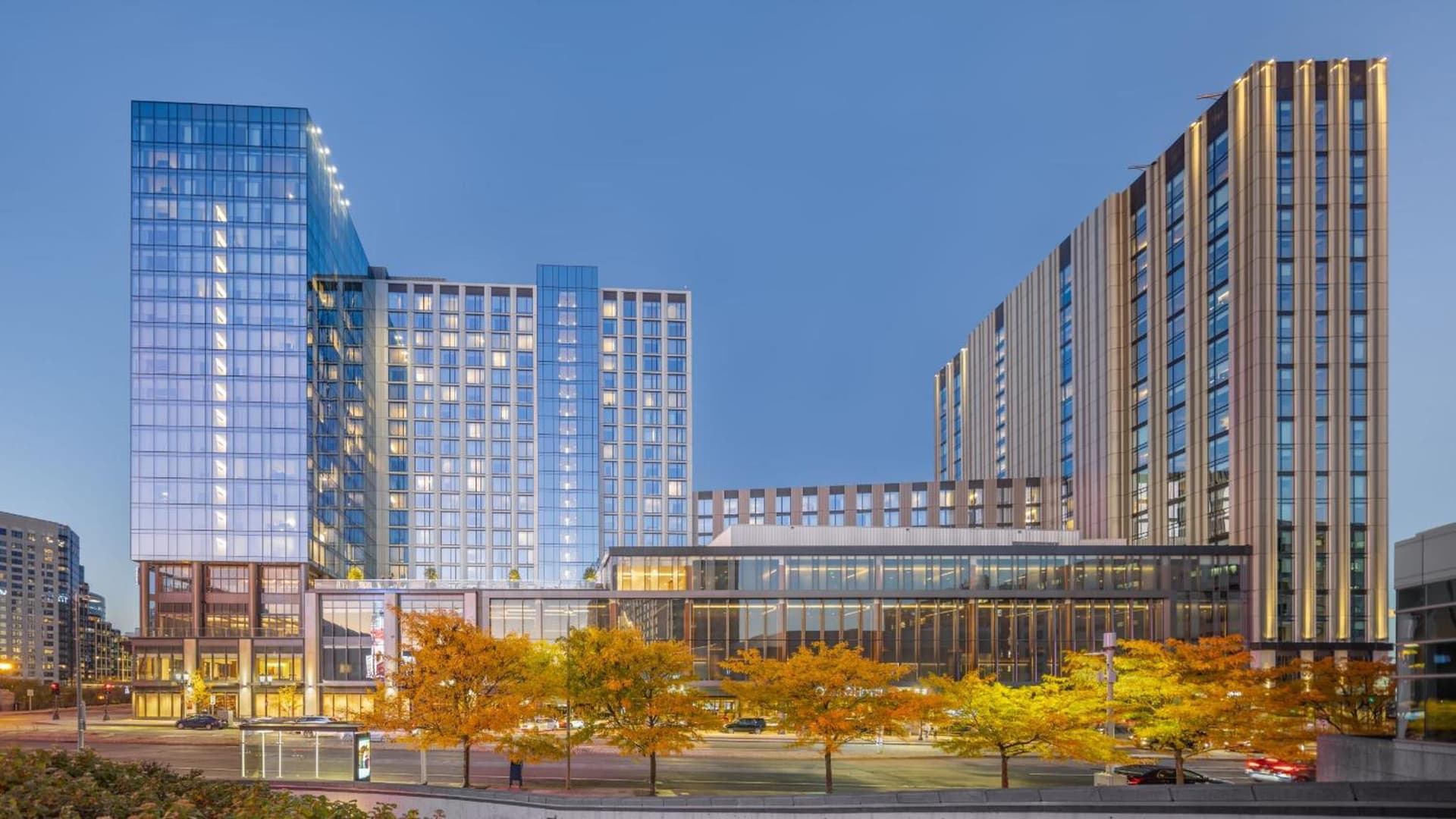 Omni Boston Hotel at the Seaport exterior or lobby in Boston, MA — main listing photo
