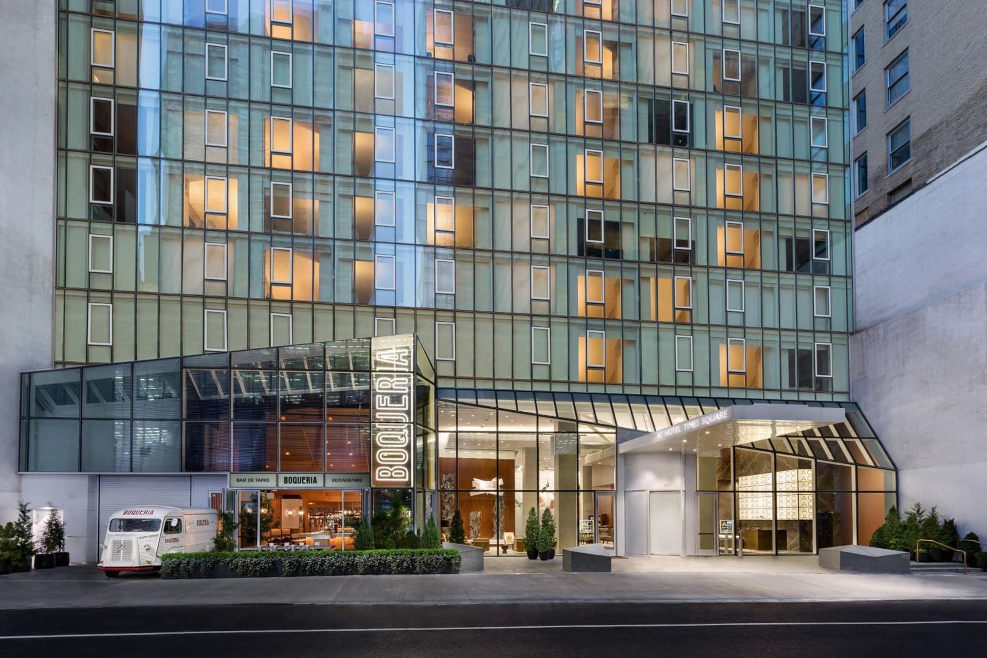 AC Hotel by Marriott New York Times Square exterior or lobby in New York, NY — main listing photo