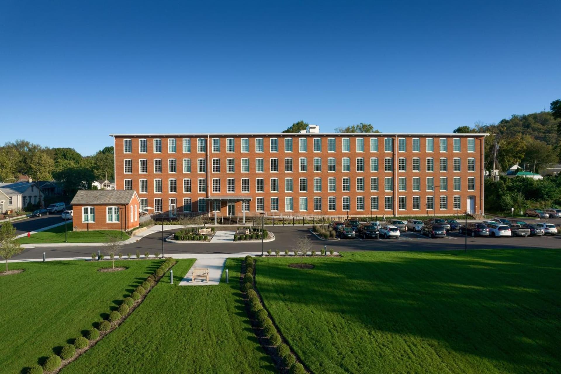 Fairfield Inn & Suites Madison Historic Eagle Cotton Mill featured exterior or lobby in Madison, IN — similar hotel