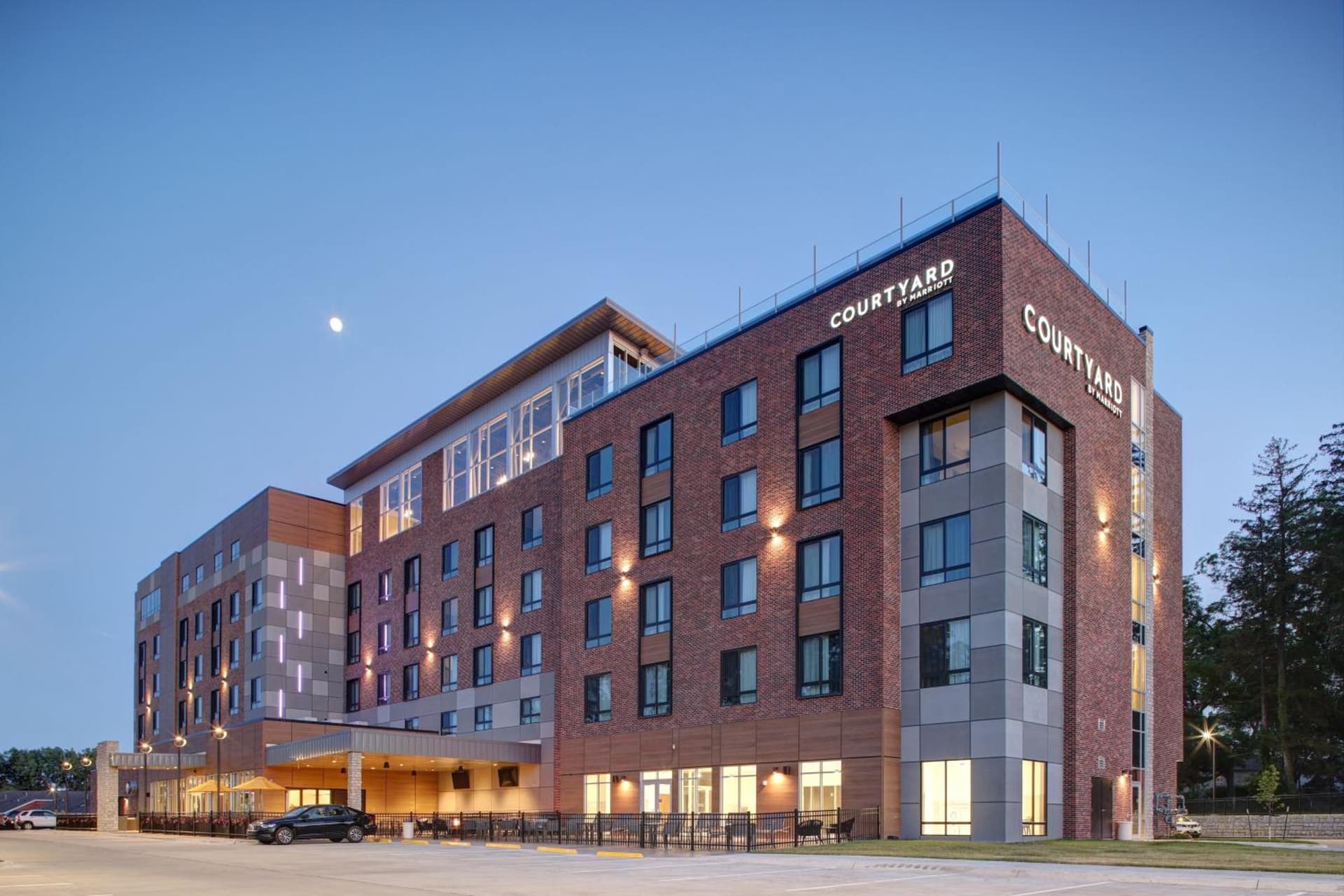 Courtyard by Marriott Iowa City University Heights featured exterior or lobby in Iowa City, IA — similar hotel