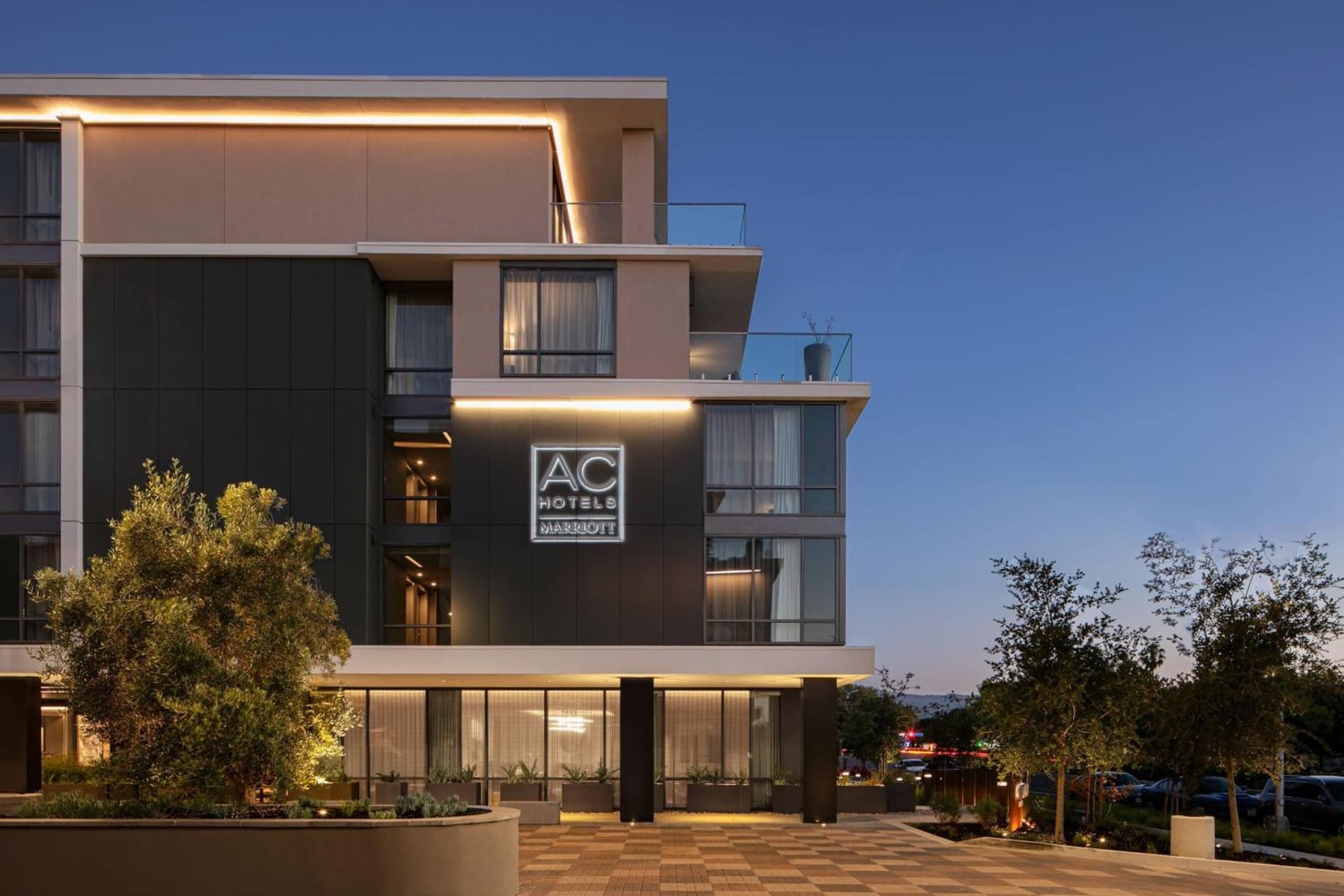 AC Hotel by Marriott Palo Alto featured exterior or lobby in Palo Alto, CA — similar hotel