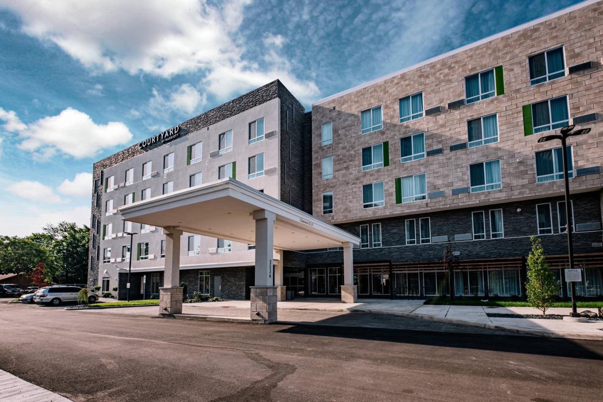 Courtyard by Marriott Toledo West property views in Toledo, OH — gallery photo 3