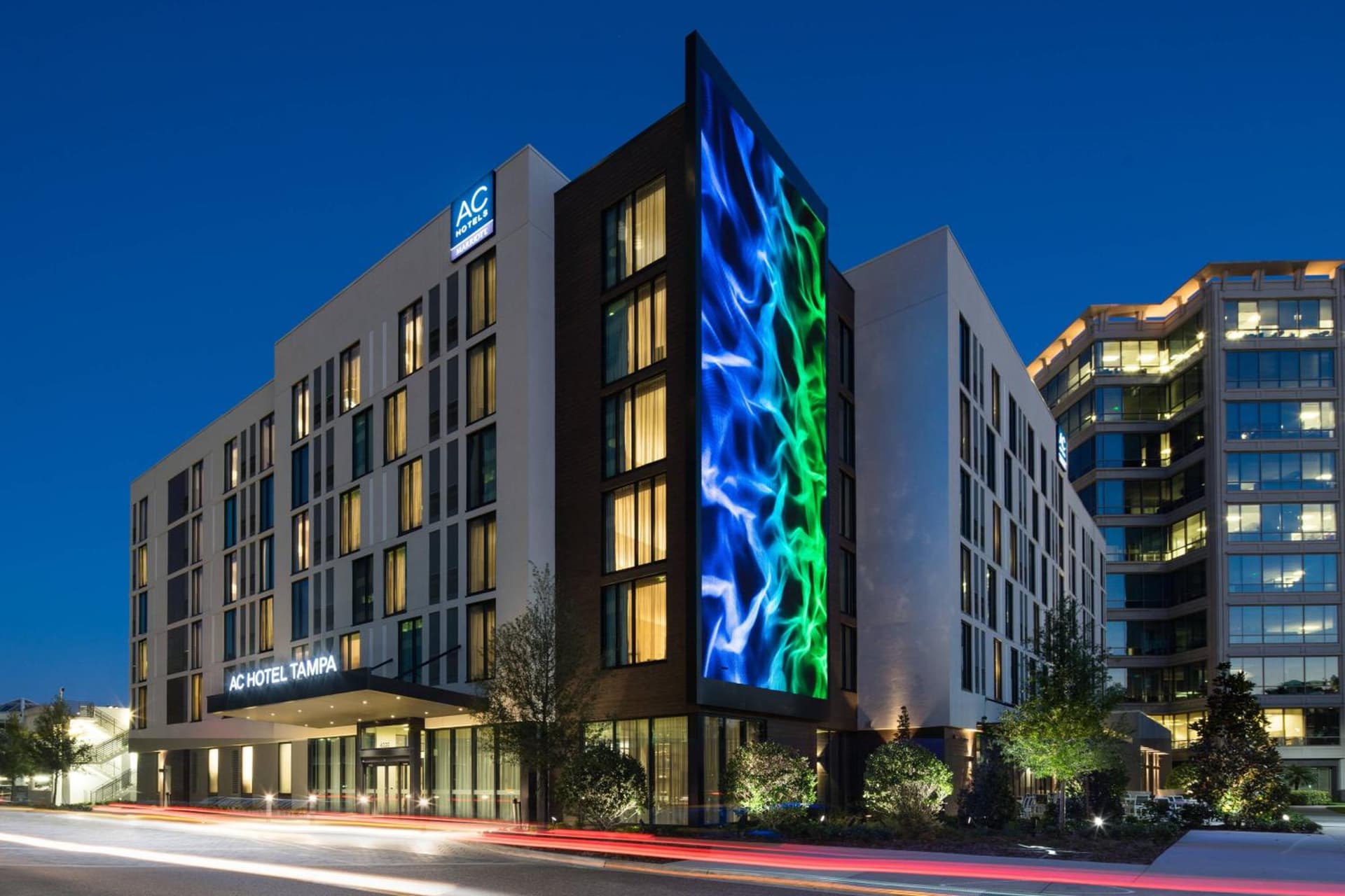 AC Hotel by Marriott Tampa Airport exterior or lobby in Tampa, FL — main listing photo