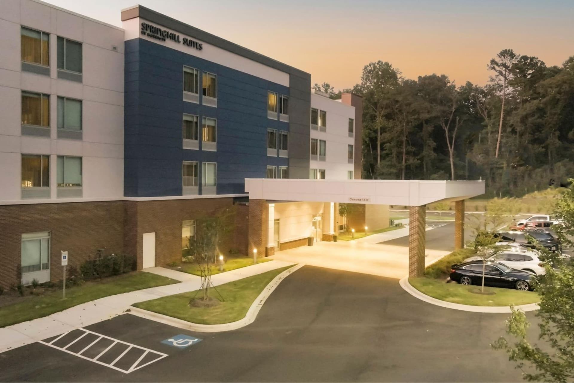 SpringHill Suites by Marriott Charlotte Huntersville property views in Huntersville, NC — gallery photo 3