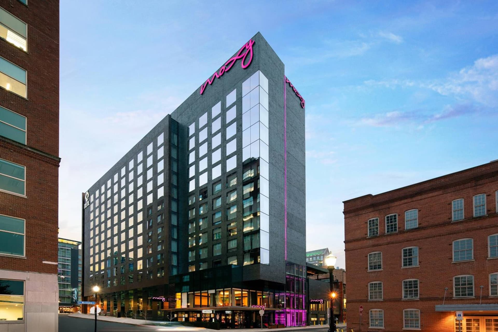 Moxy Louisville Downtown featured exterior or lobby in Louisville, KY — similar hotel