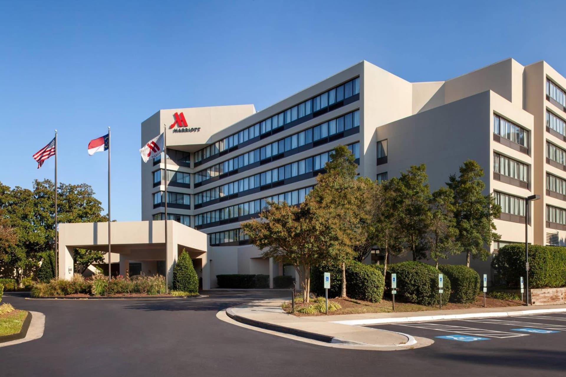 Marriott Raleigh Durham Research Triangle Park featured exterior or lobby in Durham, NC — similar hotel