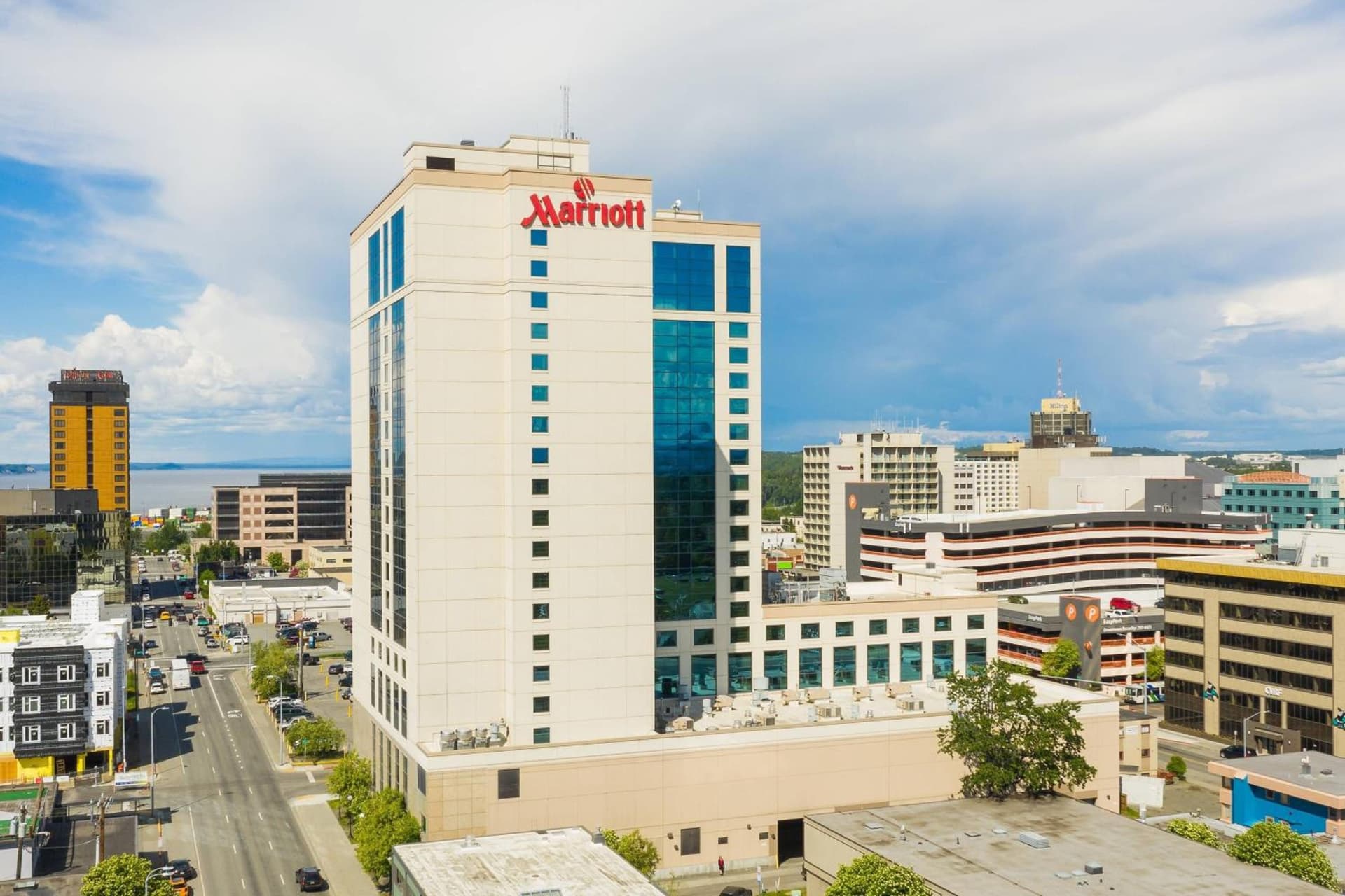 Marriott Anchorage Downtown featured exterior or lobby in Anchorage, AK — similar hotel