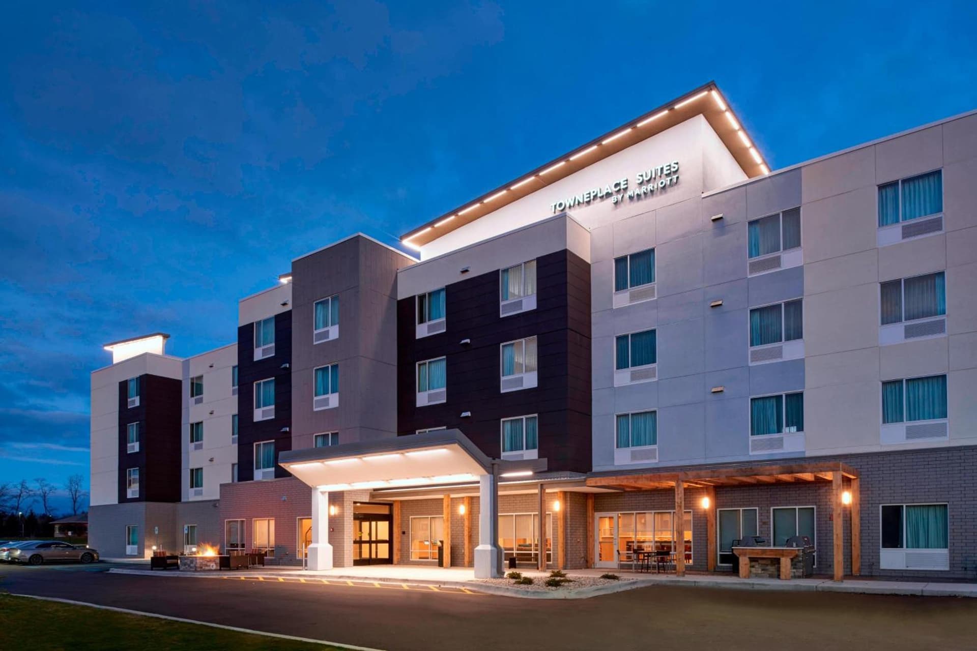 TownePlace Suites by Marriott Grand Rapids Airport featured exterior or lobby in Grand Rapids, MI — similar hotel