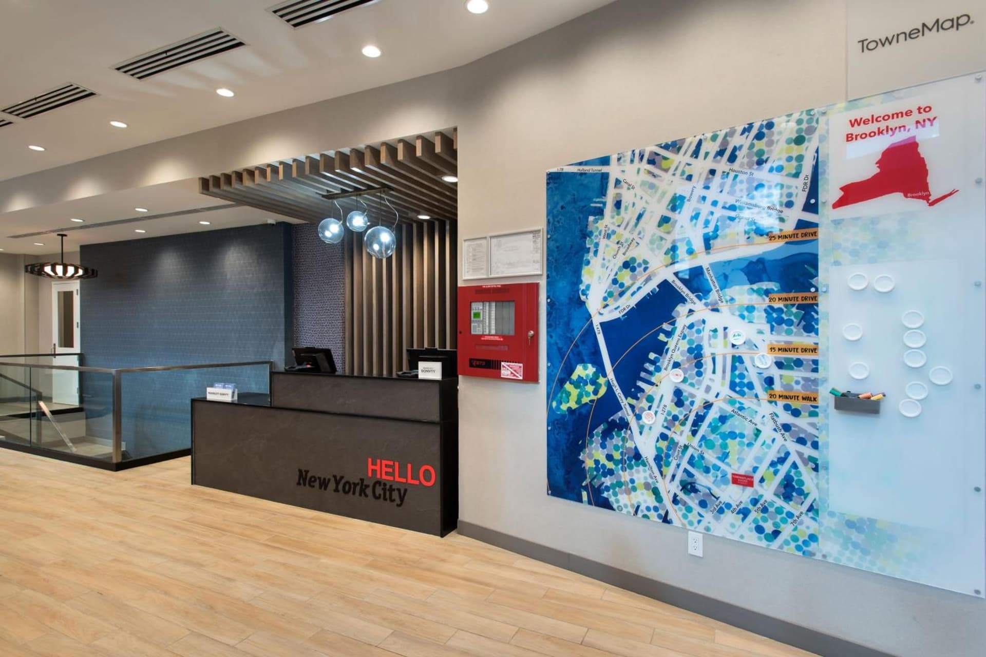 TownePlace Suites by Marriott New York Brooklyn interior in Brooklyn, NY — gallery photo 2