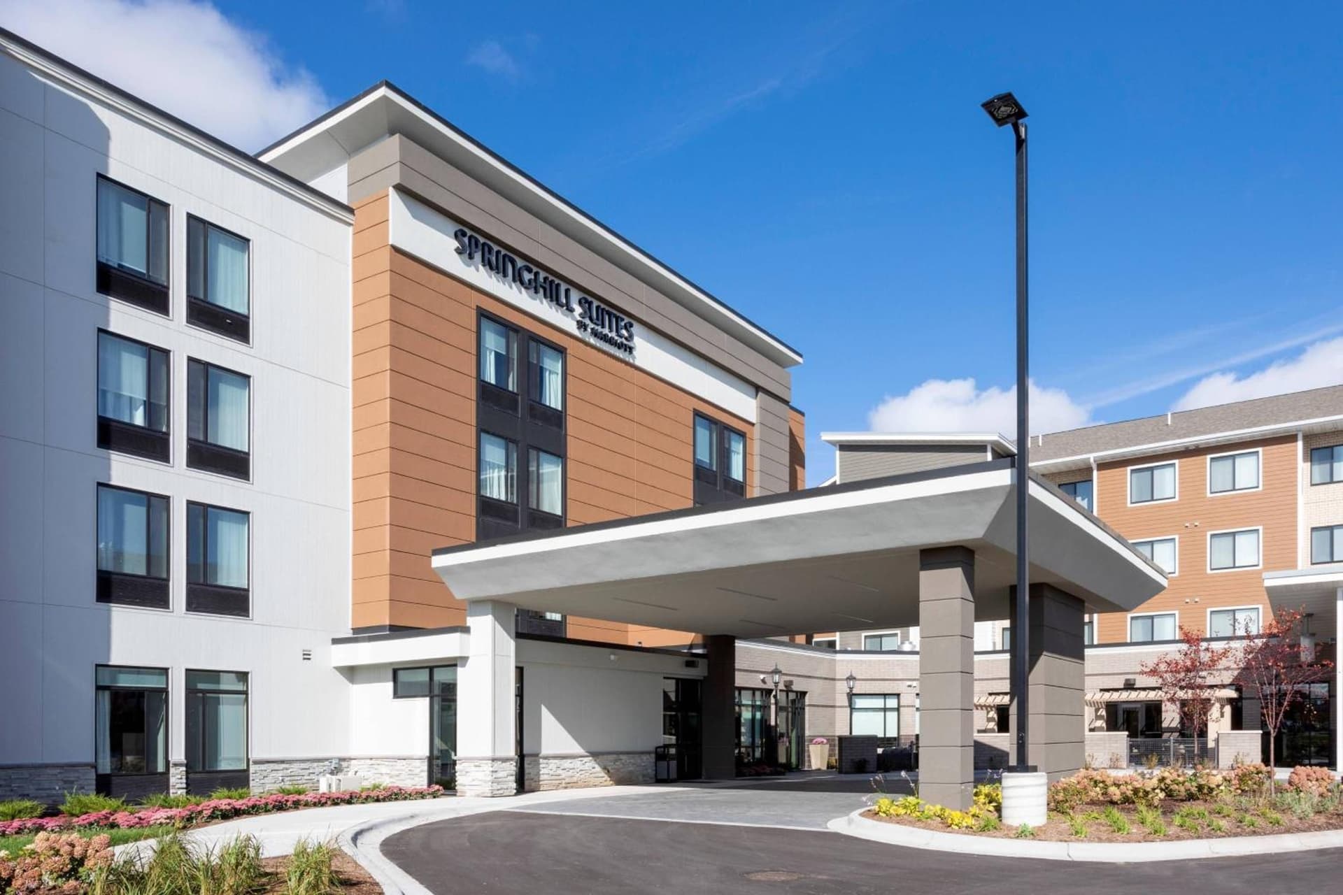 SpringHill Suites Minneapolis Maple Grove/Arbor Lakes featured exterior or lobby in Maple Grove, MN — similar hotel