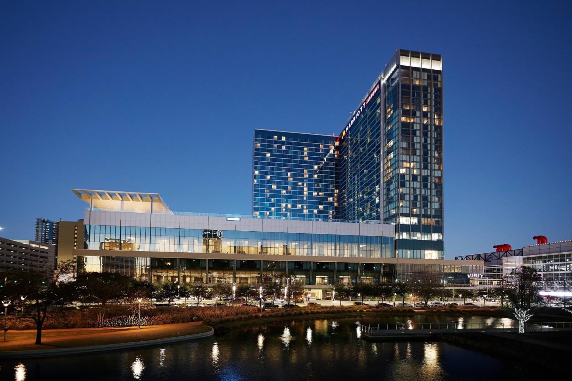 Marriott Marquis Houston exterior or lobby in Houston, TX — main listing photo