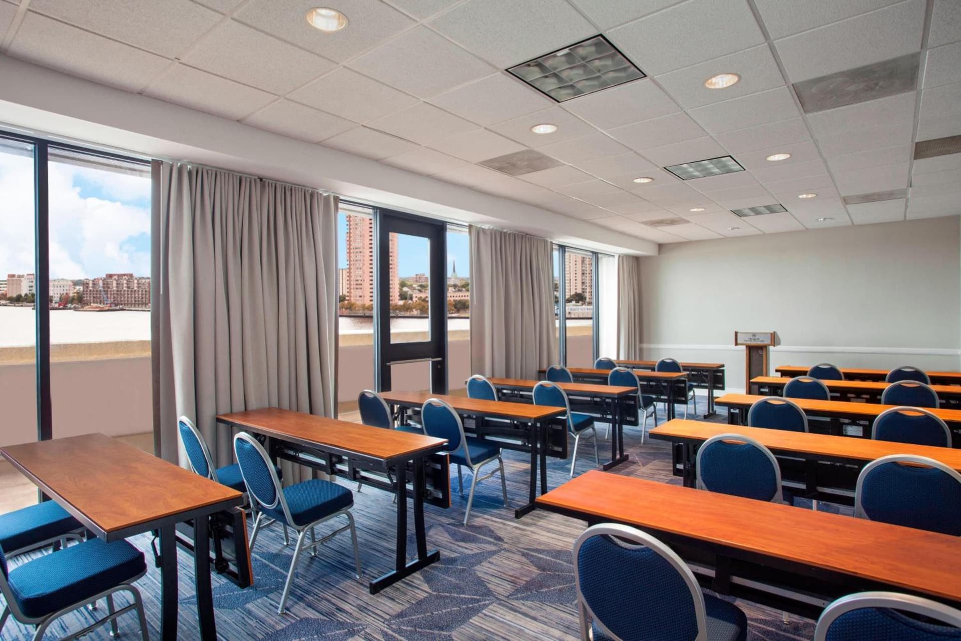 Sheraton Norfolk Waterside Hotel property views in Norfolk, VA — gallery photo 3