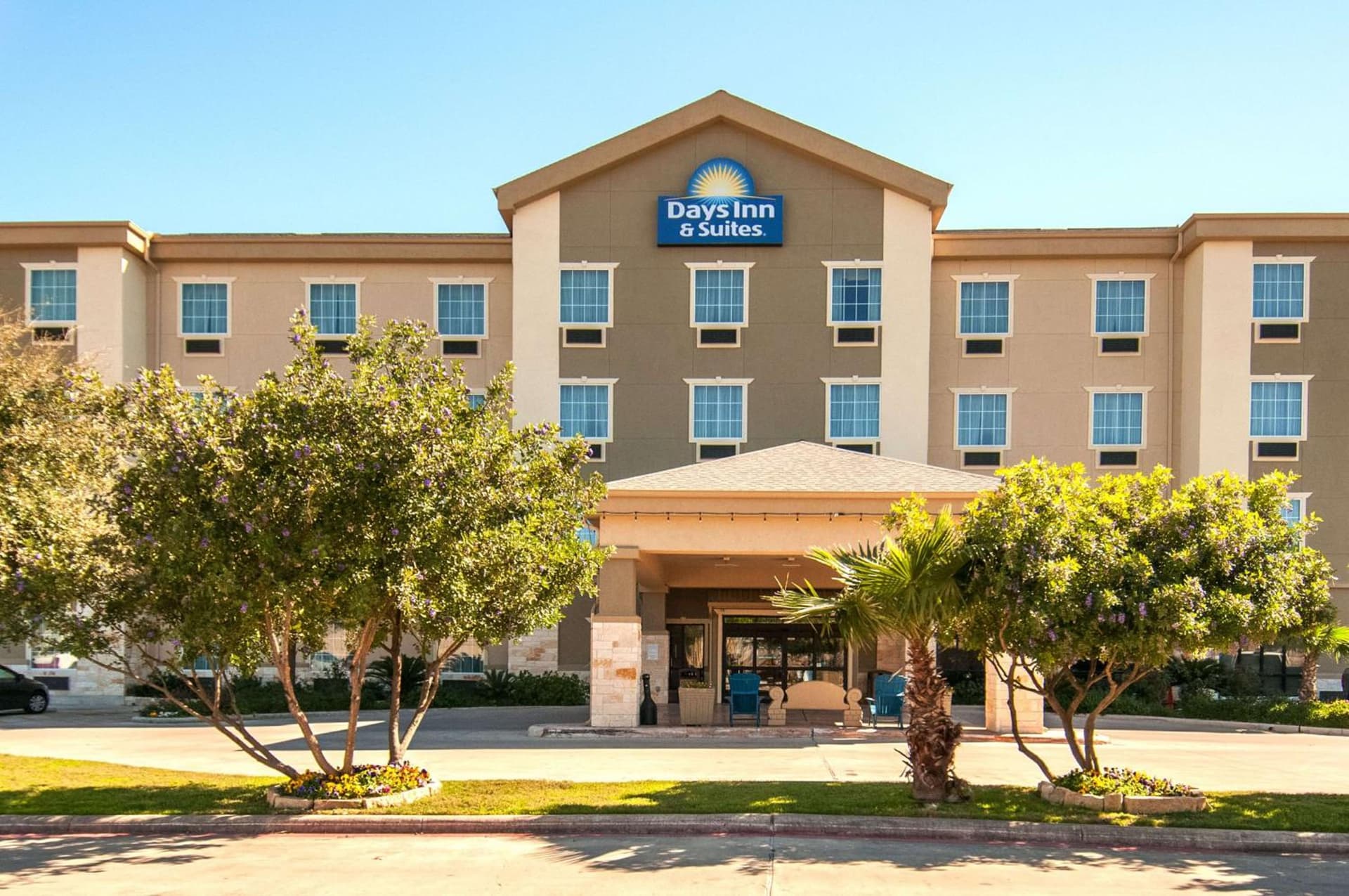 Days Inn & Suites by Wyndham San Antonio near Frost Bank Center exterior or lobby in San Antonio, TX — main listing photo
