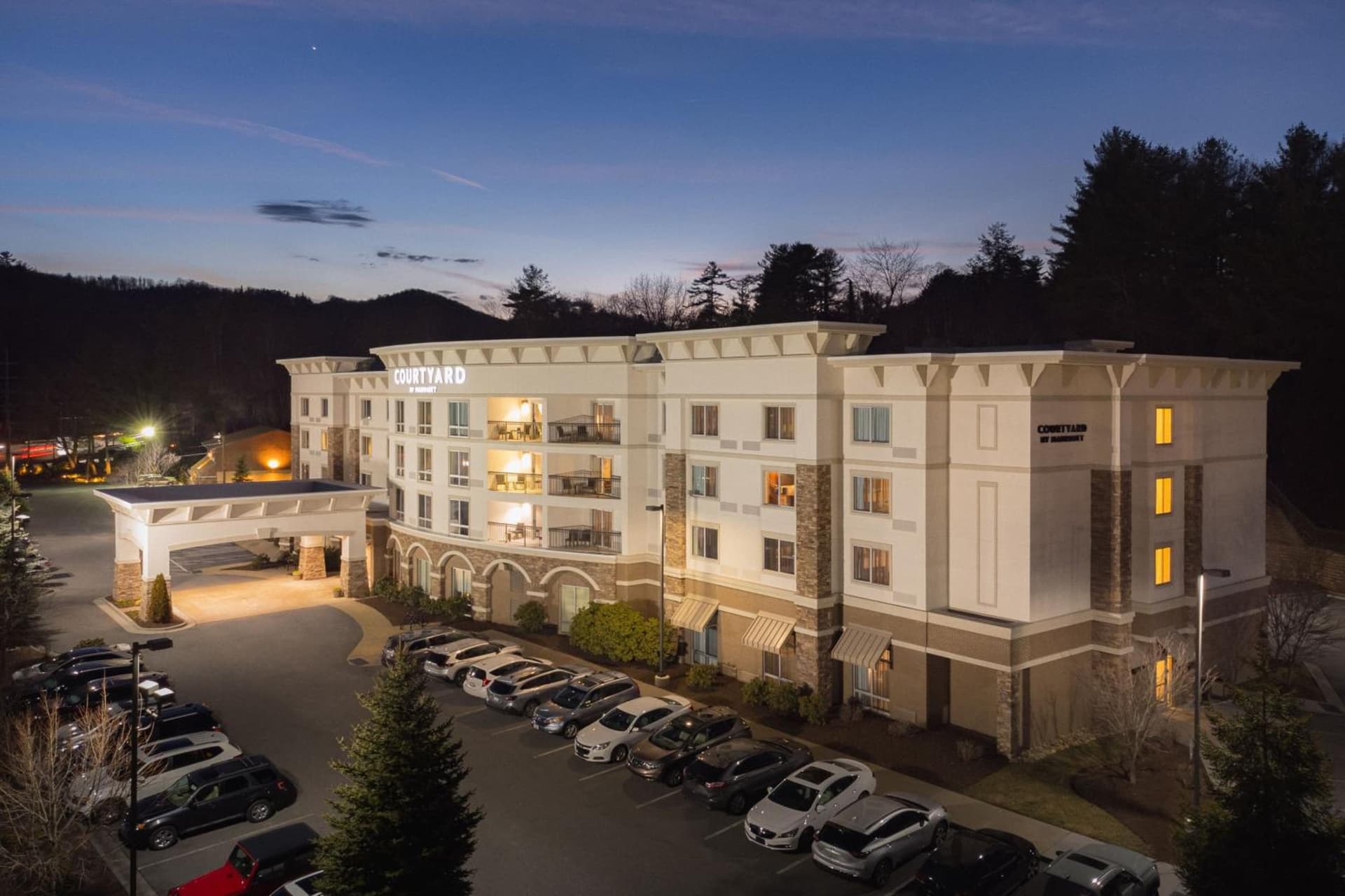 Courtyard by Marriott Boone property views in Boone, NC — gallery photo 3