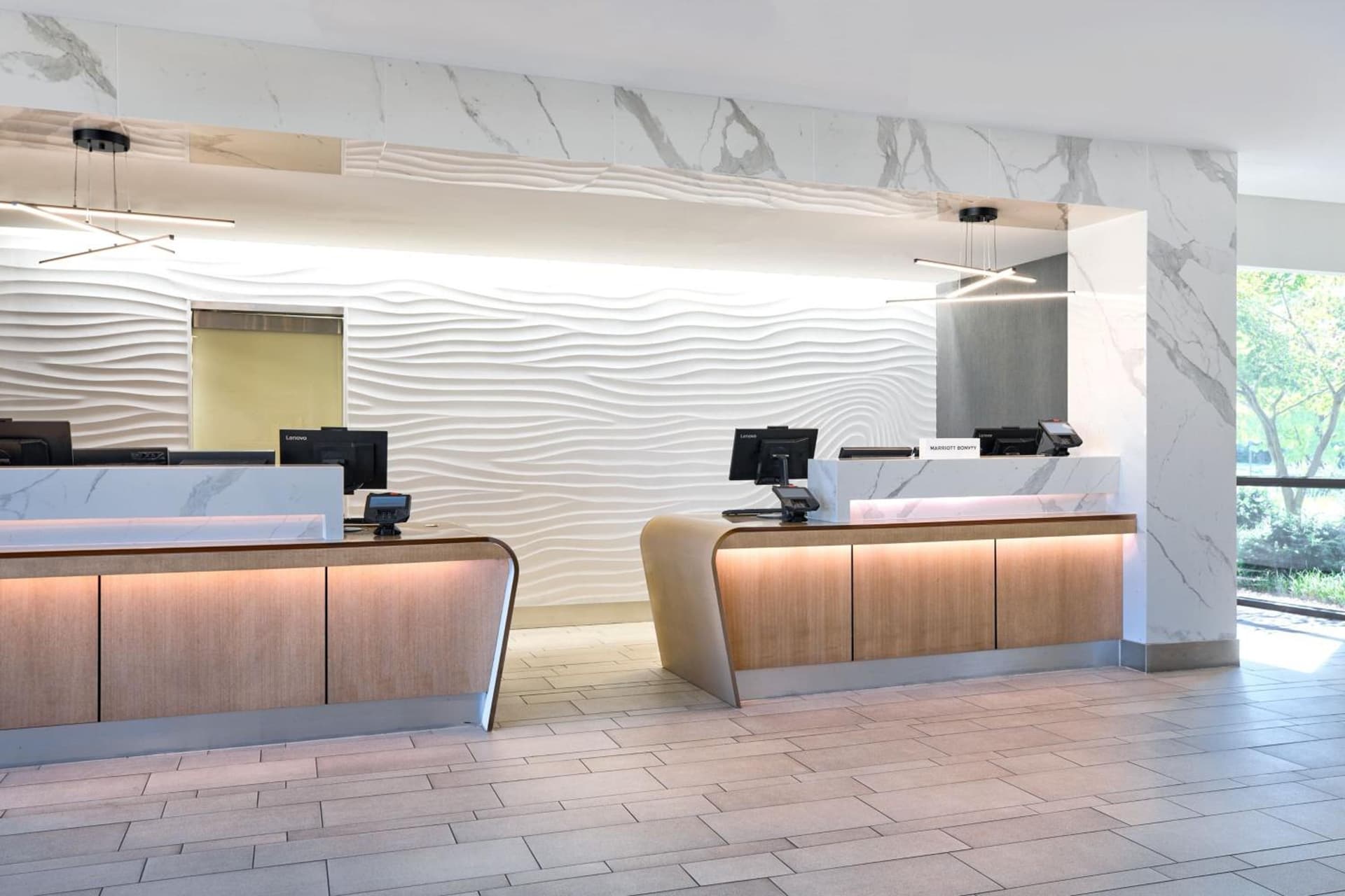 Washington Dulles Airport Marriott property views in Sterling, VA — gallery photo 3