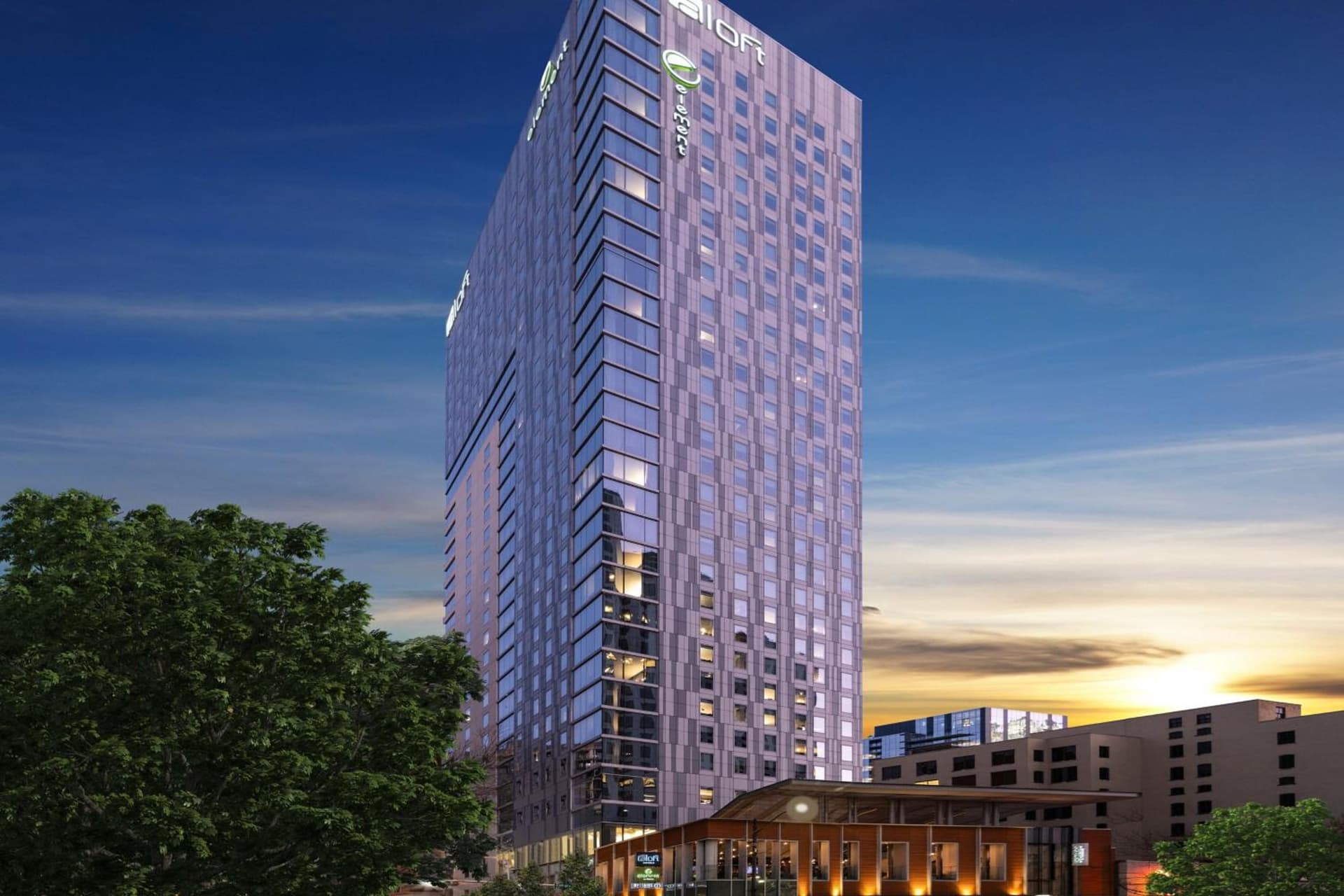 Aloft by Marriott Austin Downtown featured exterior or lobby in Austin, TX — similar hotel