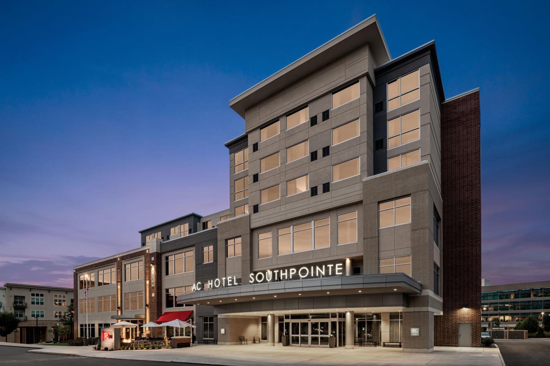 AC Hotel by Marriott Pittsburgh Southpointe featured exterior or lobby in Canonsburg, PA — similar hotel