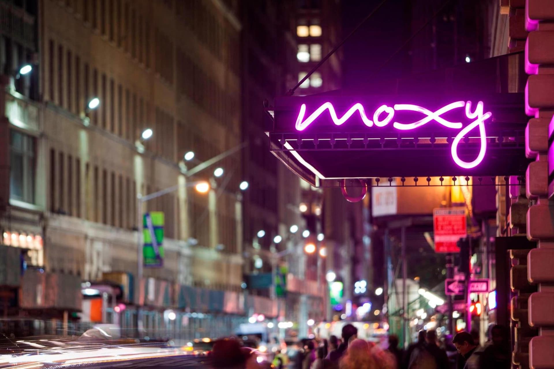Moxy NYC Times Square exterior or lobby in New York, NY — main listing photo