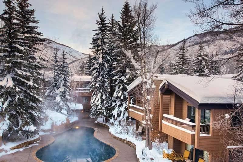 Luxury 3 Bedroom Downtown Aspen Vacation Rental With Amenities Including Heated Pool, Hot Tubs, Game Room And Spa property views in Aspen, CO — gallery photo 3