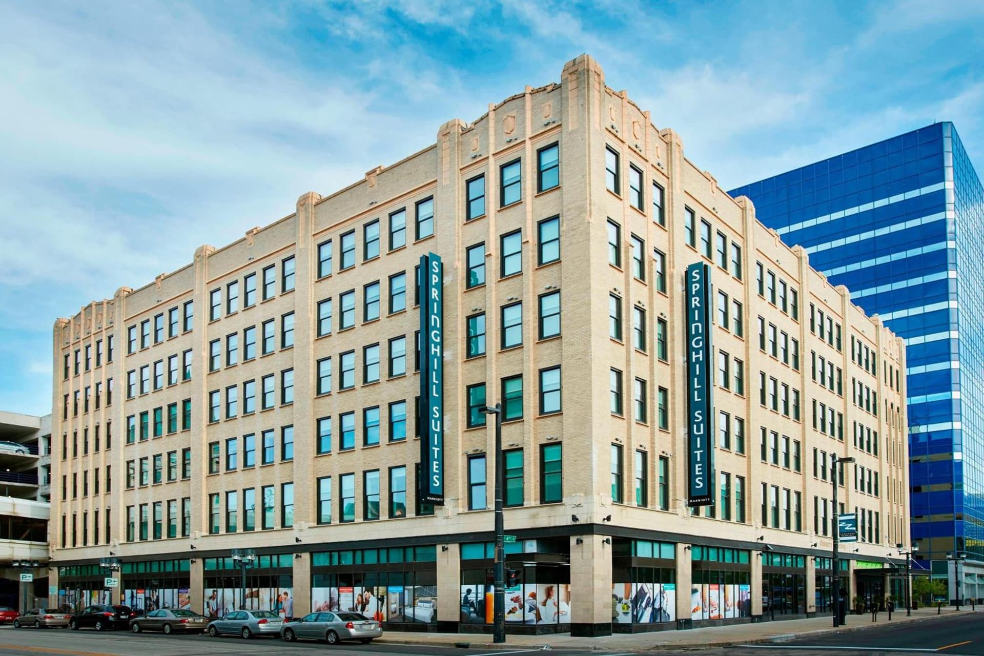SpringHill Suites by Marriott Milwaukee Downtown property views in Milwaukee, WI — gallery photo 3