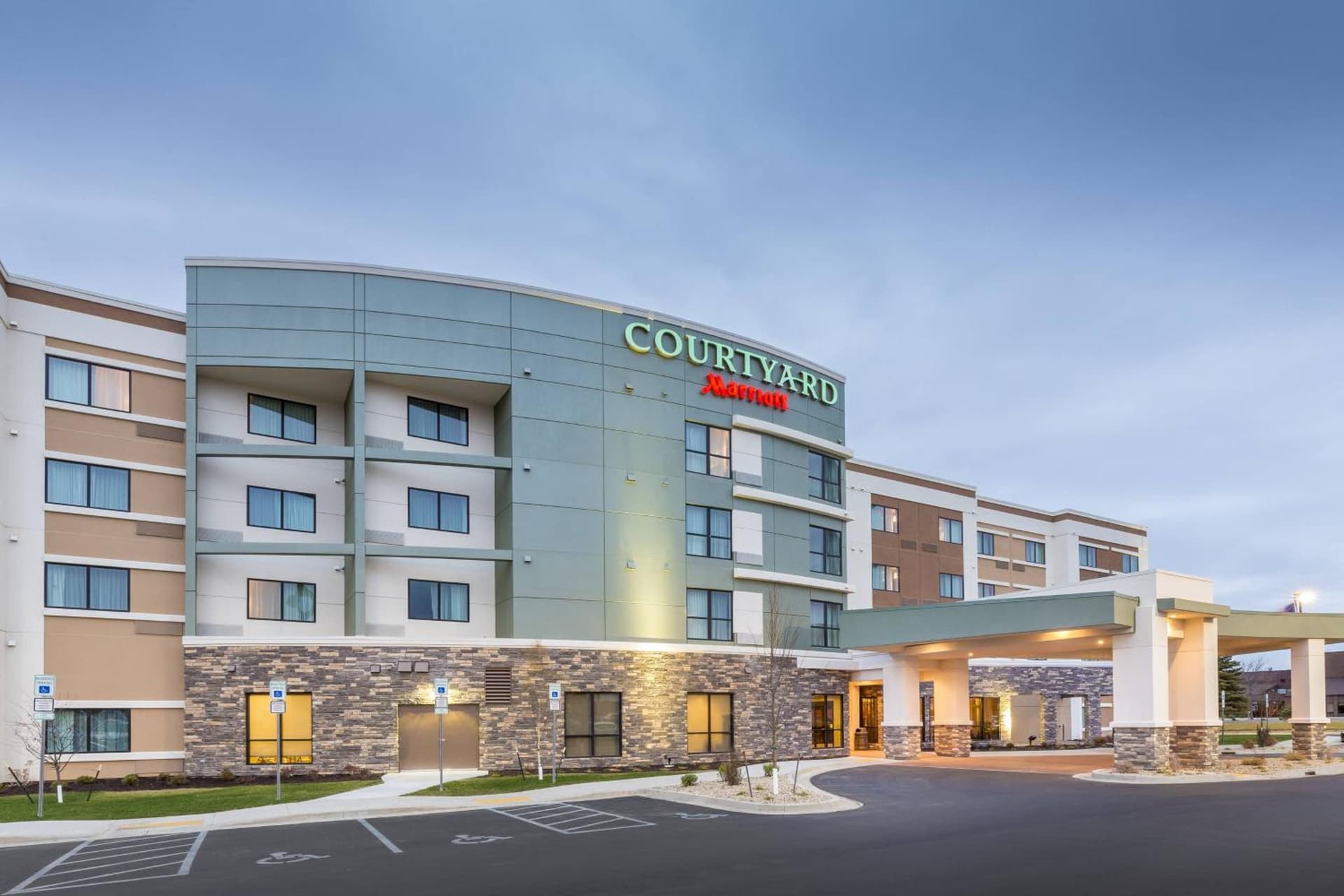Courtyard by Marriott Bismarck North featured exterior or lobby in Bismarck, ND — similar hotel