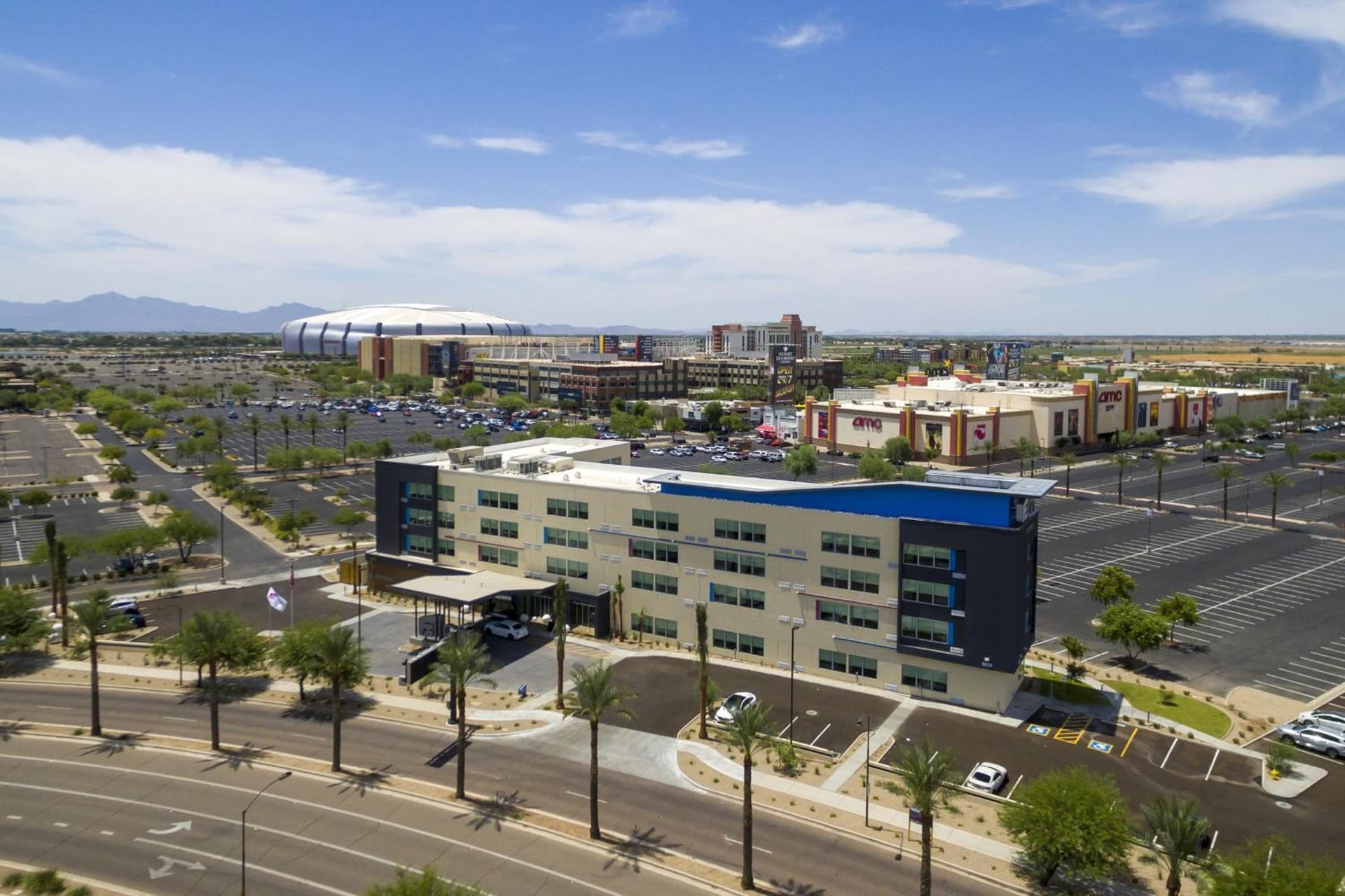 Aloft Glendale at Westgate property views in Glendale, AZ — gallery photo 3