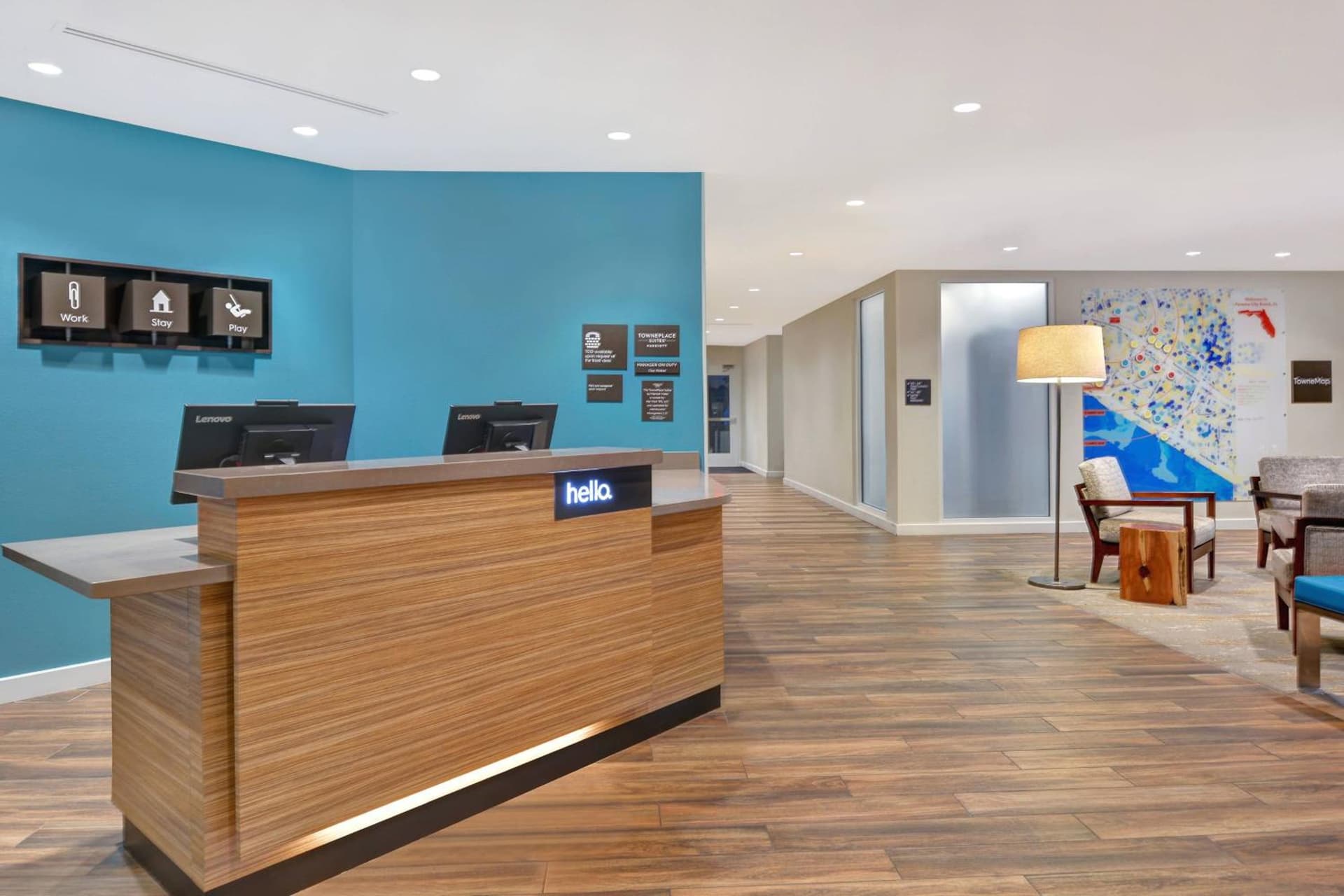 TownePlace Suites by Marriott Panama City Beach Pier Park interior in Panama City Beach, FL — gallery photo 2