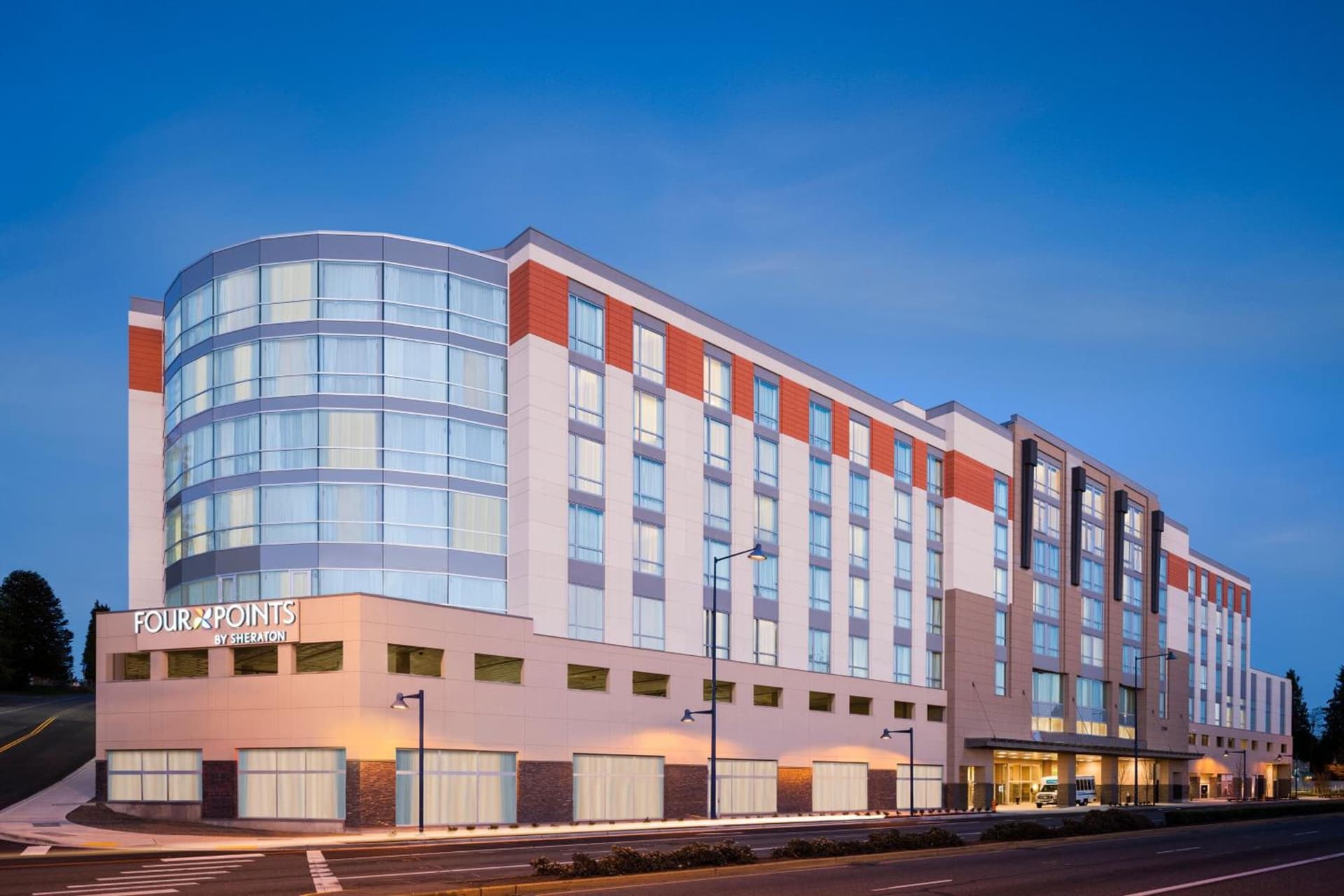 Four Points by Sheraton Seattle Airport South featured exterior or lobby in SeaTac, WA — similar hotel