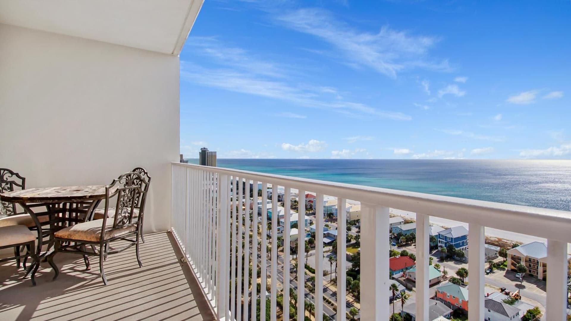 Laketown Wharf #1704 by Nautical Properties Vacation Rentals property views in Panama City Beach, FL — gallery photo 3