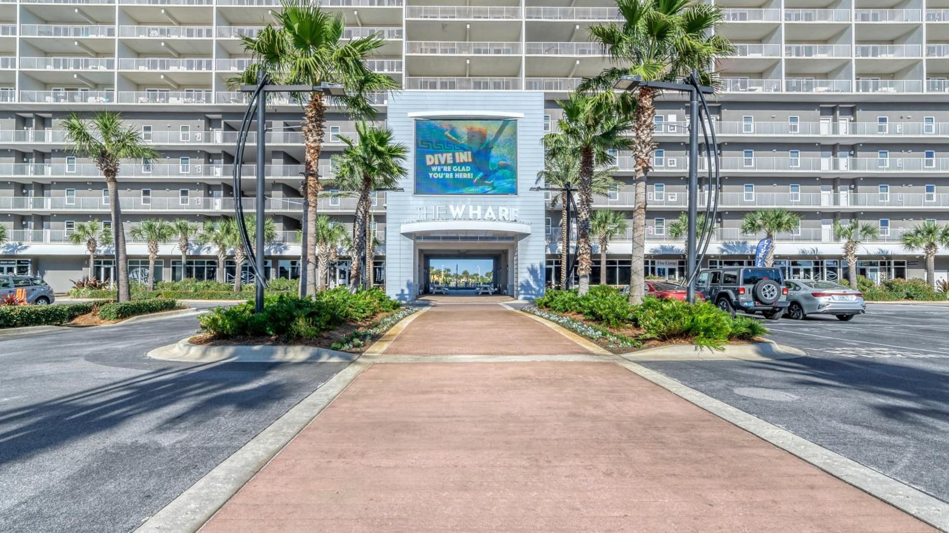 Laketown Wharf #1704 by Nautical Properties Vacation Rentals featured exterior or lobby in Panama City Beach, FL — similar hotel