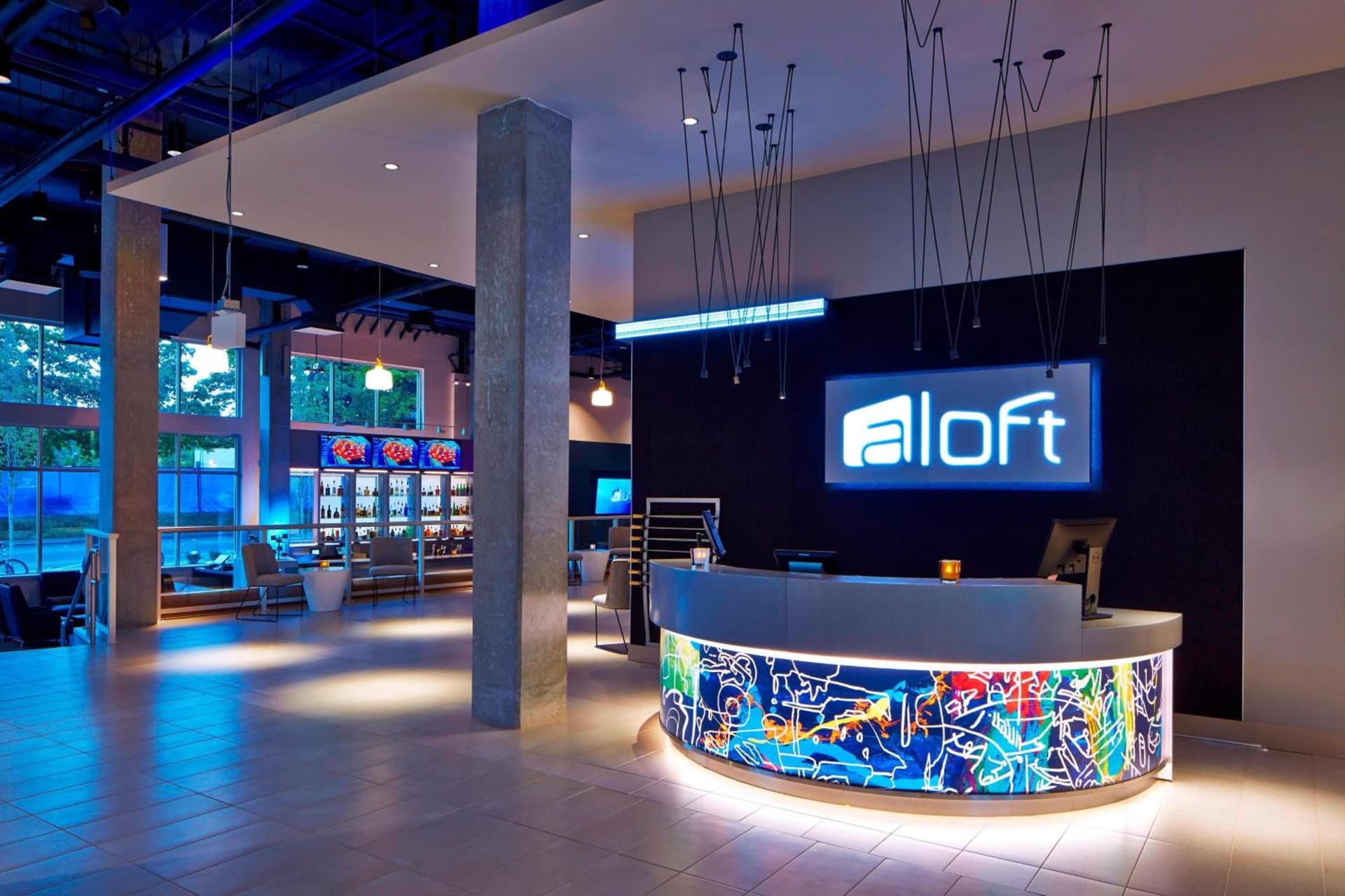 Aloft by Marriott Seattle Redmond interior in Redmond, WA — gallery photo 2