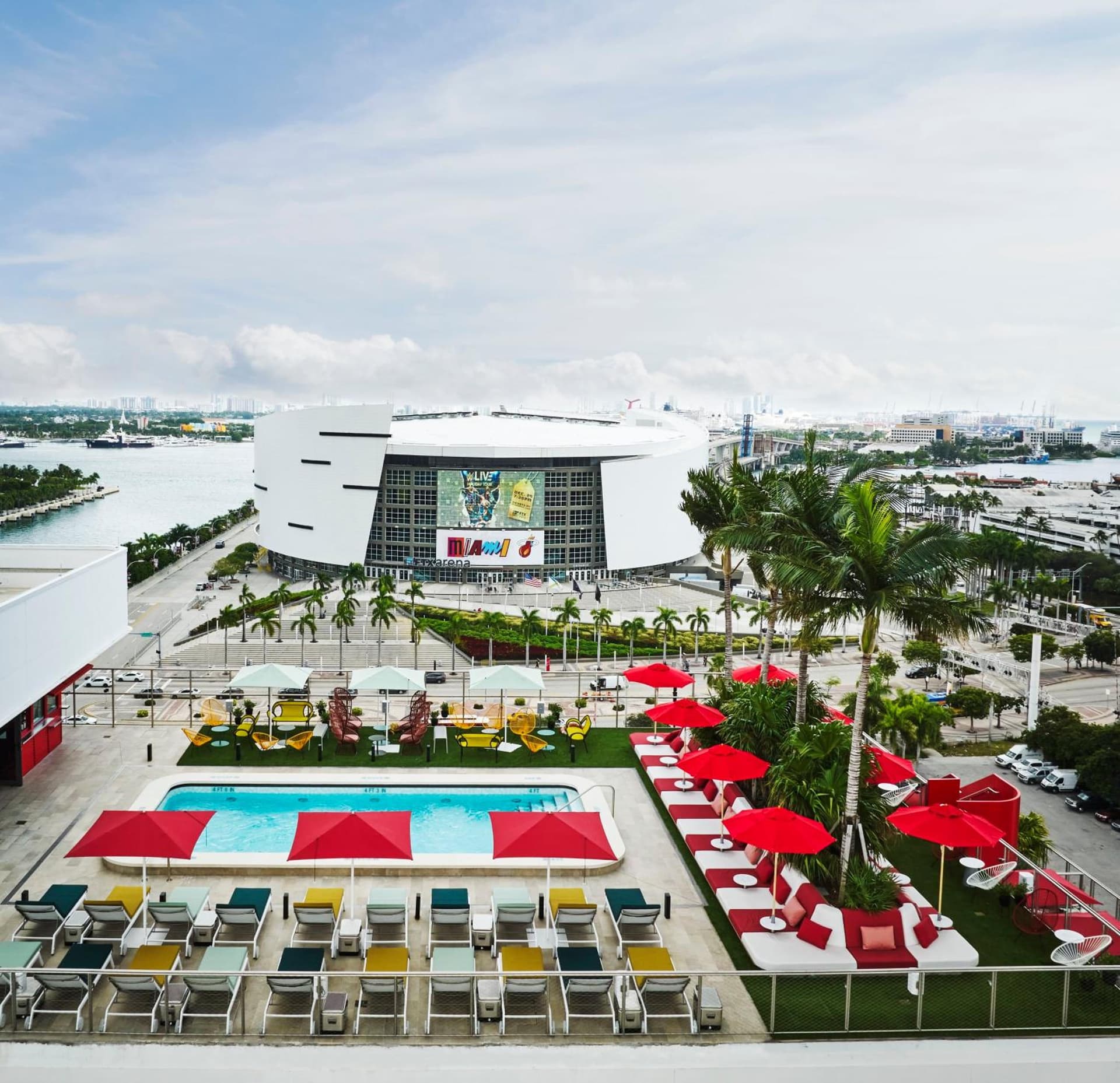 citizenM Miami World Center interior in Miami, FL — gallery photo 2