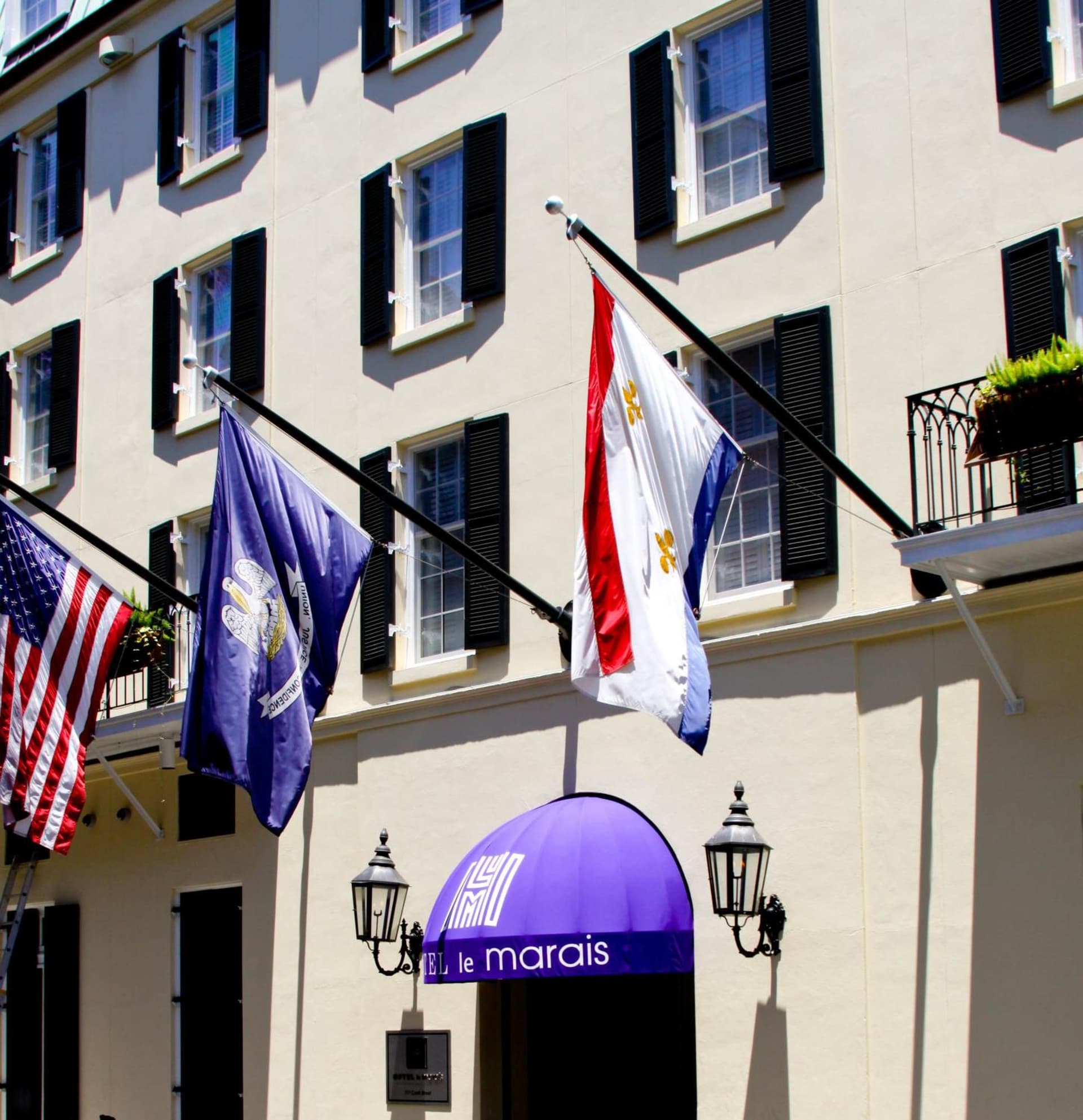 Hotel Le Marais property views in New Orleans, LA — gallery photo 3