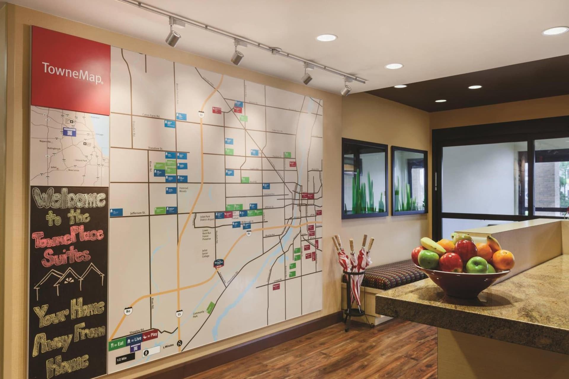 TownePlace Suites Joliet South interior in Joliet, IL — gallery photo 2