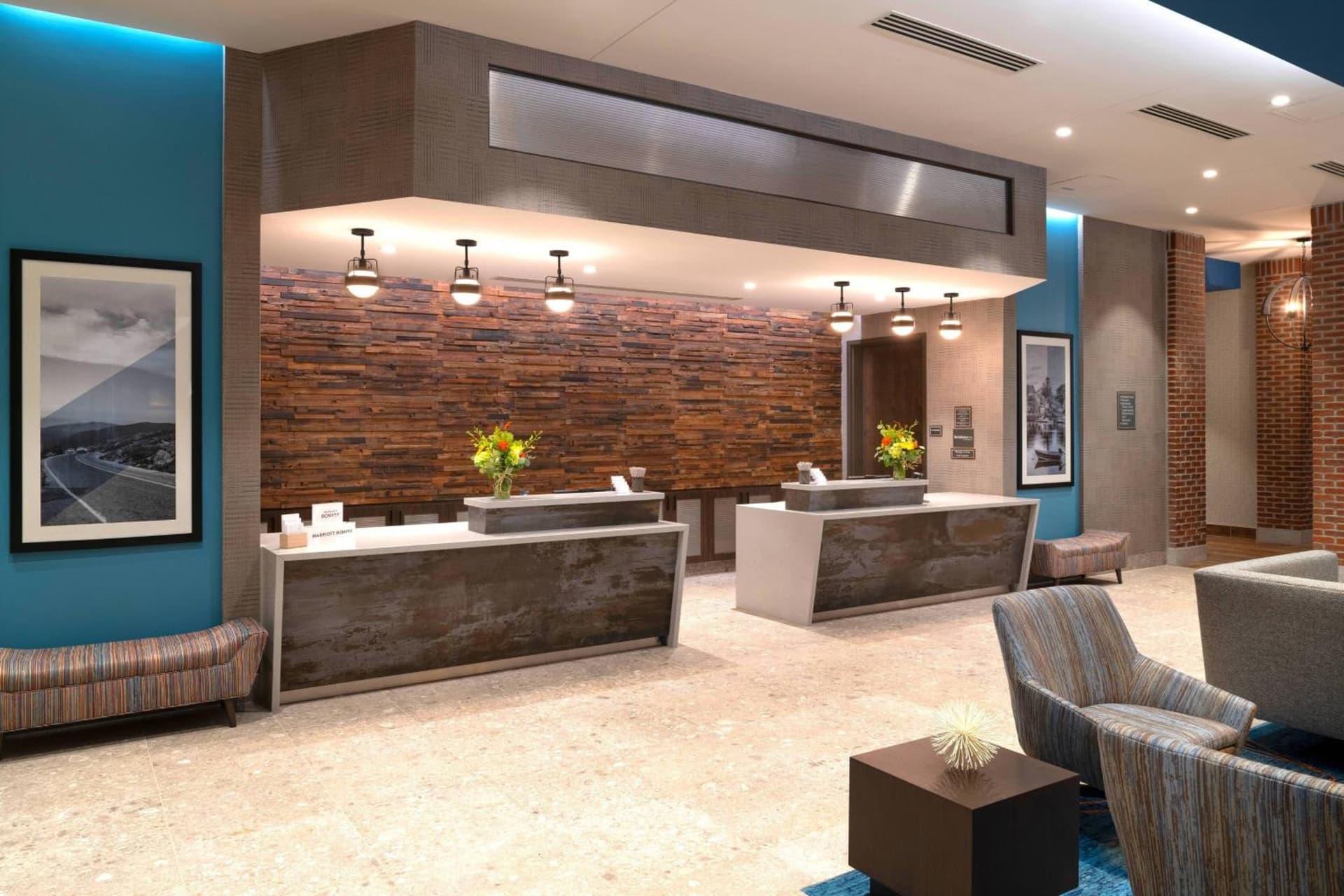Residence Inn by Marriott Manchester Downtown property views in Manchester, NH — gallery photo 3