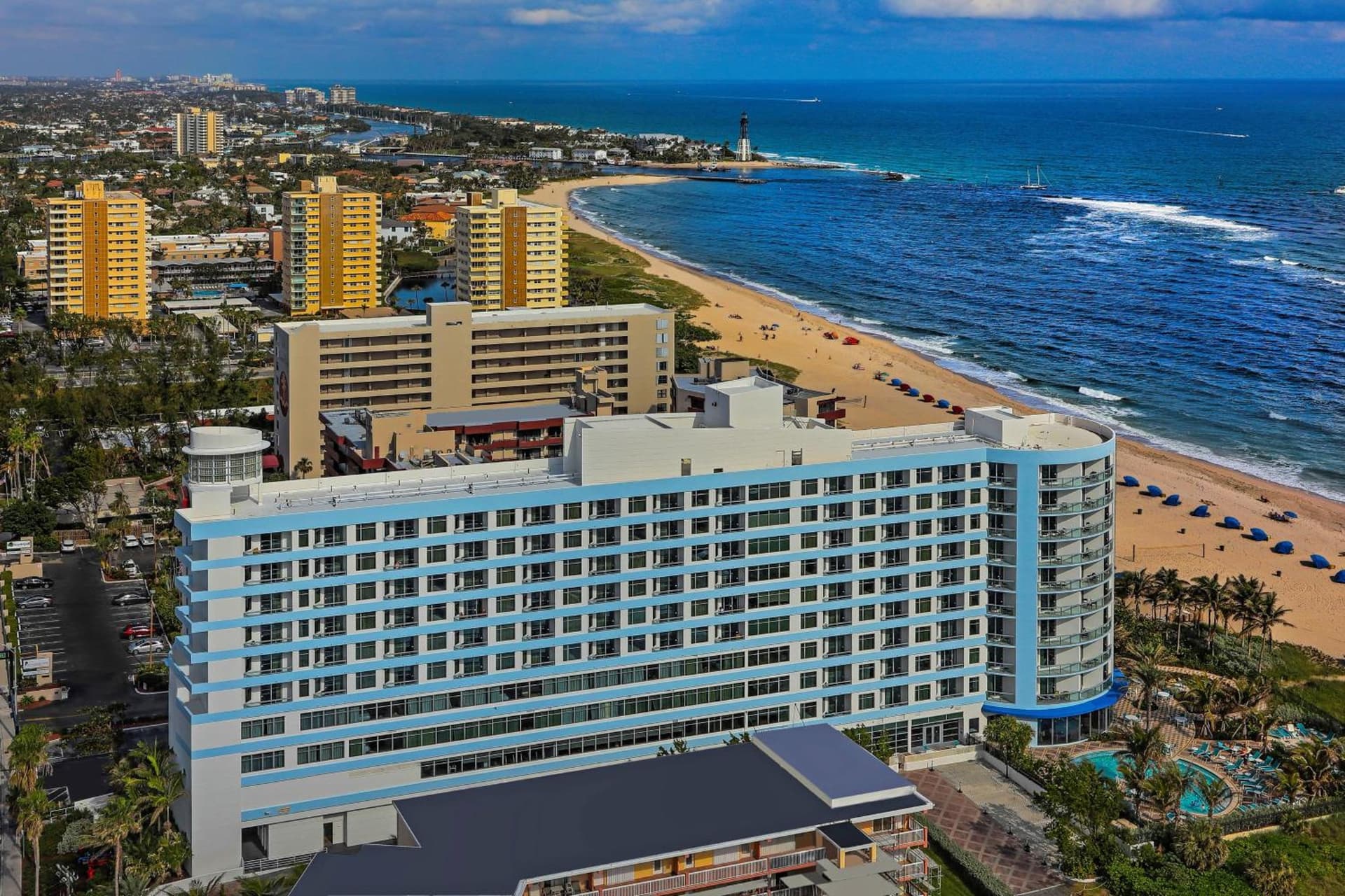 Residence Inn Fort Lauderdale Pompano Beach/Oceanfront featured exterior or lobby in Pompano Beach, FL — similar hotel