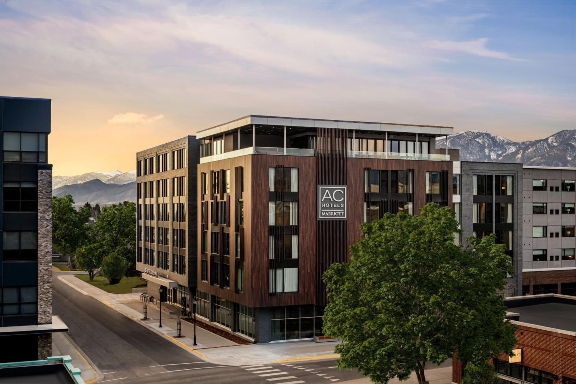 AC Hotel by Marriott Bozeman Downtown featured exterior or lobby in Bozeman, MT — similar hotel