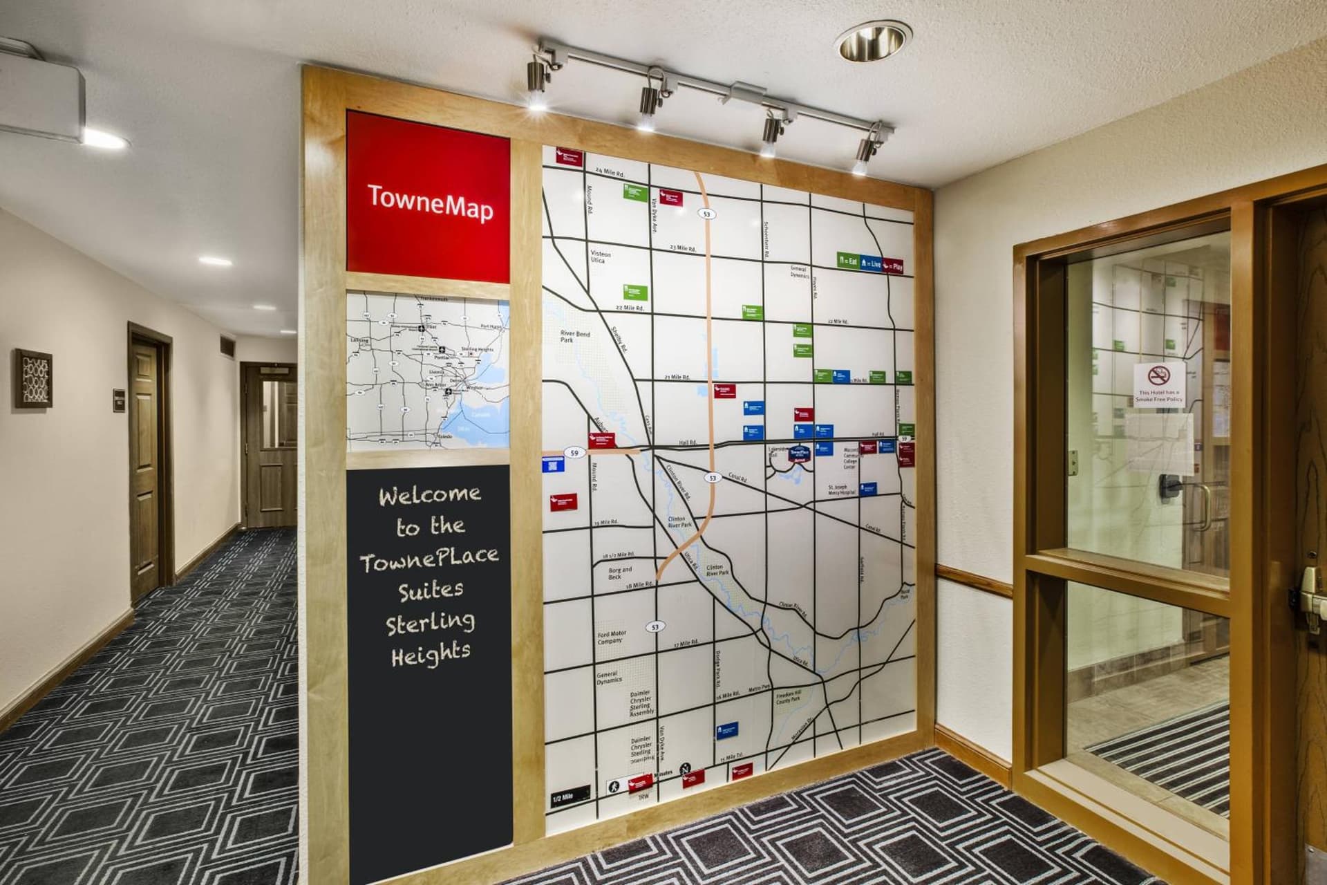 TownePlace Suites Detroit Sterling Heights property views in Sterling Heights, MI — gallery photo 3
