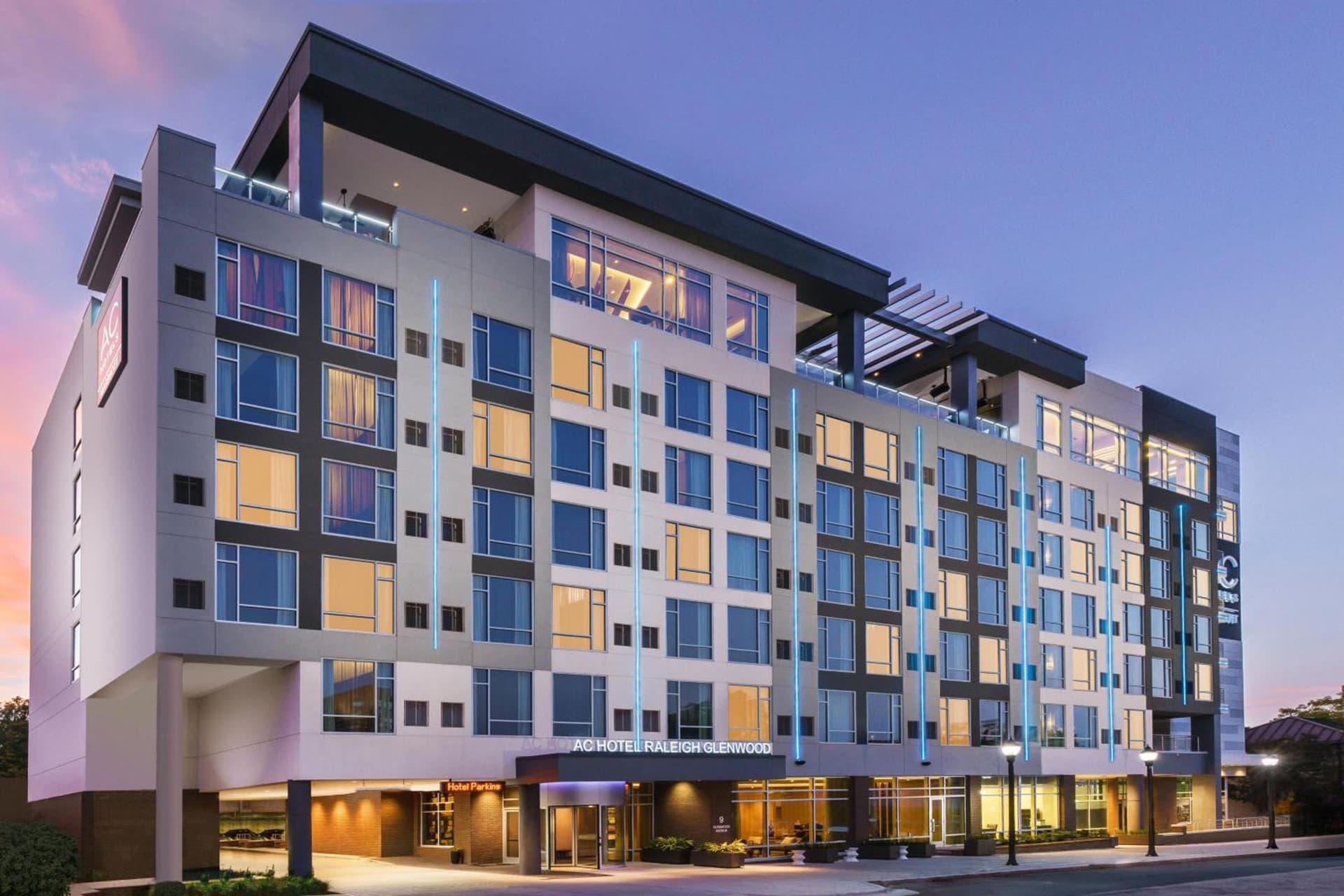 AC Hotel By Marriott Raleigh Downtown featured exterior or lobby in Raleigh, NC — similar hotel