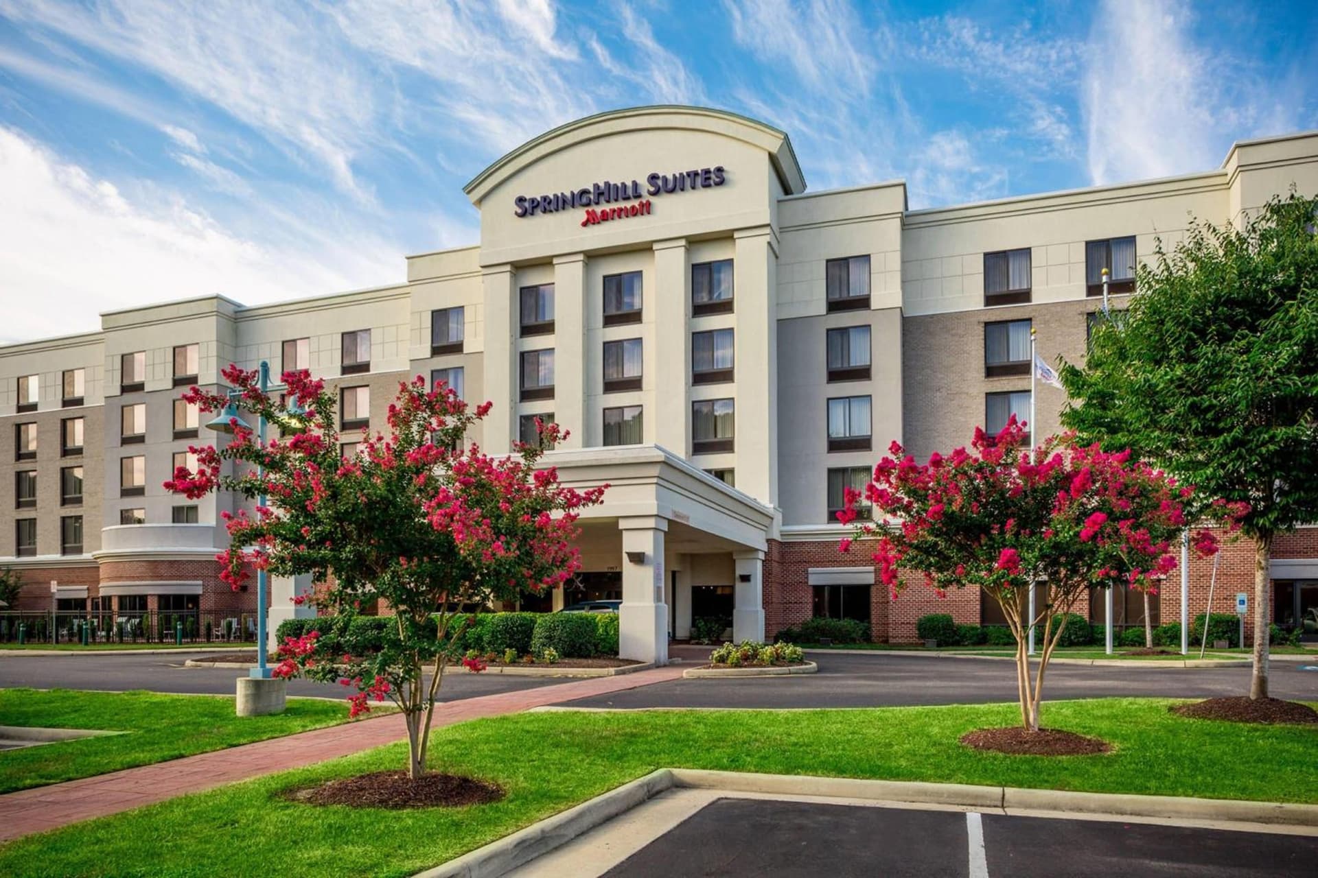 Springhill Suites by Marriott Hampton Coliseum exterior or lobby in Hampton, VA — main listing photo