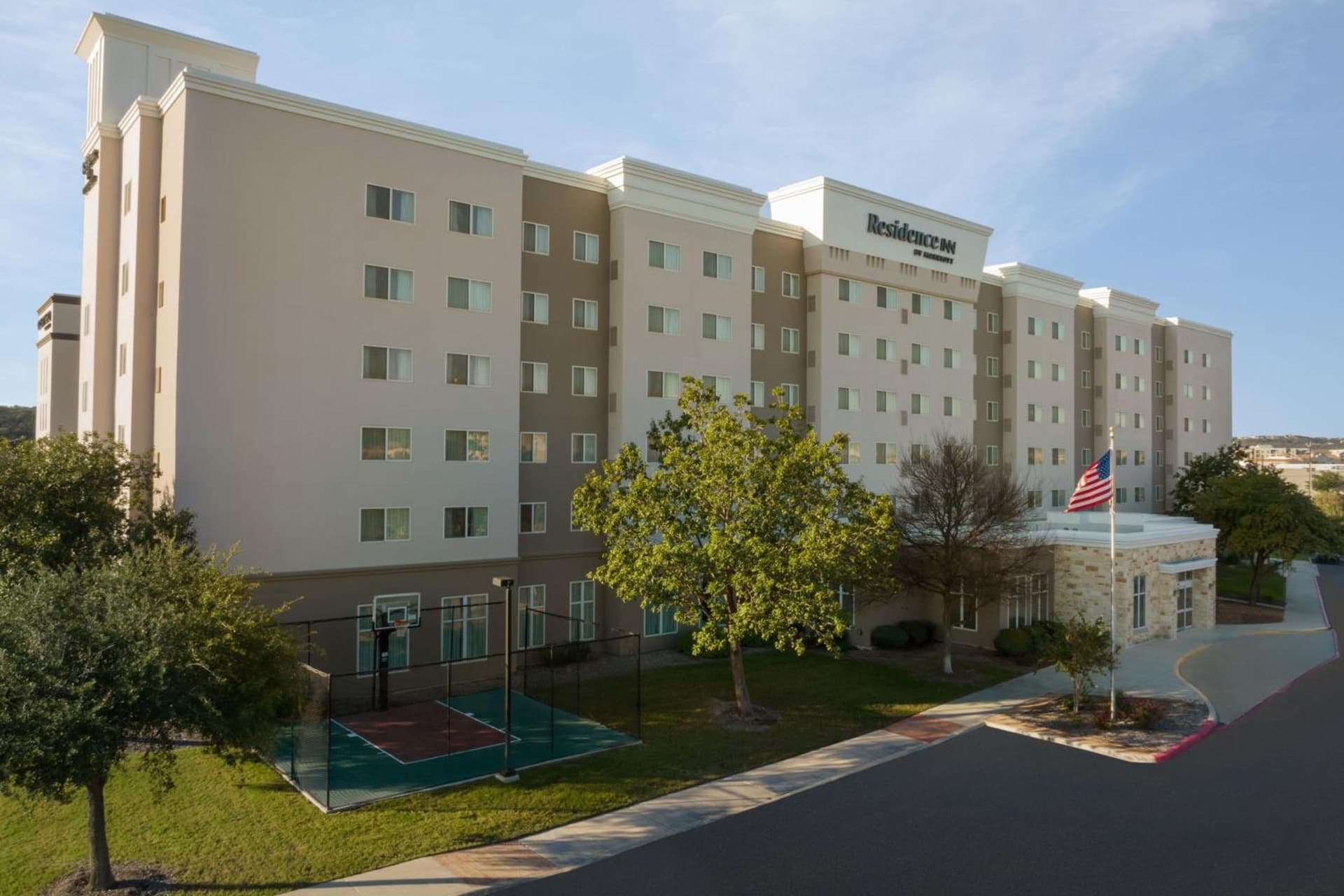 Residence Inn by Marriott San Antonio Six Flags at The RIM featured exterior or lobby in San Antonio, TX — similar hotel