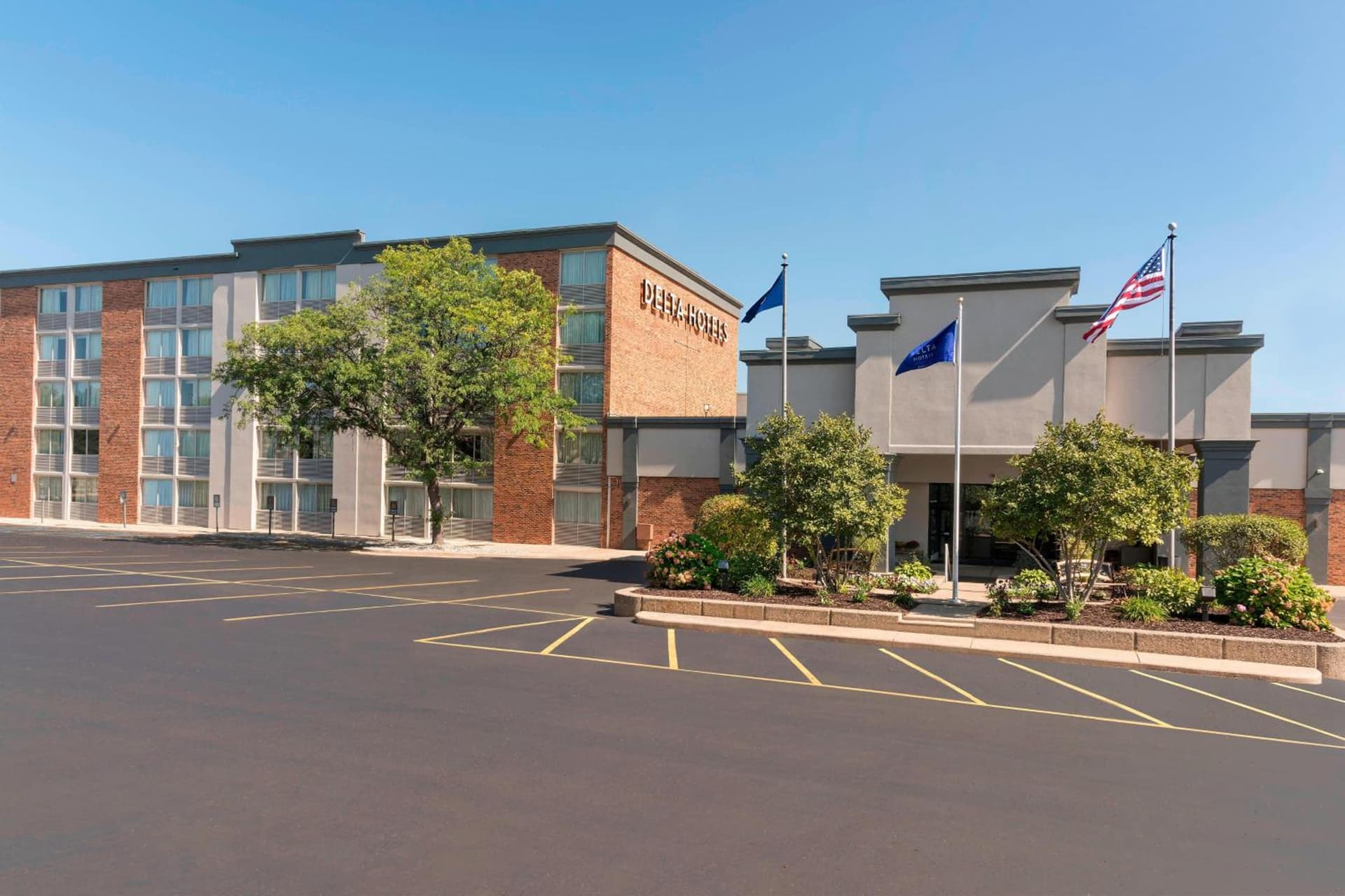 Sonesta Hotel Grand Rapids Airport featured exterior or lobby in Grand Rapids, MI — similar hotel